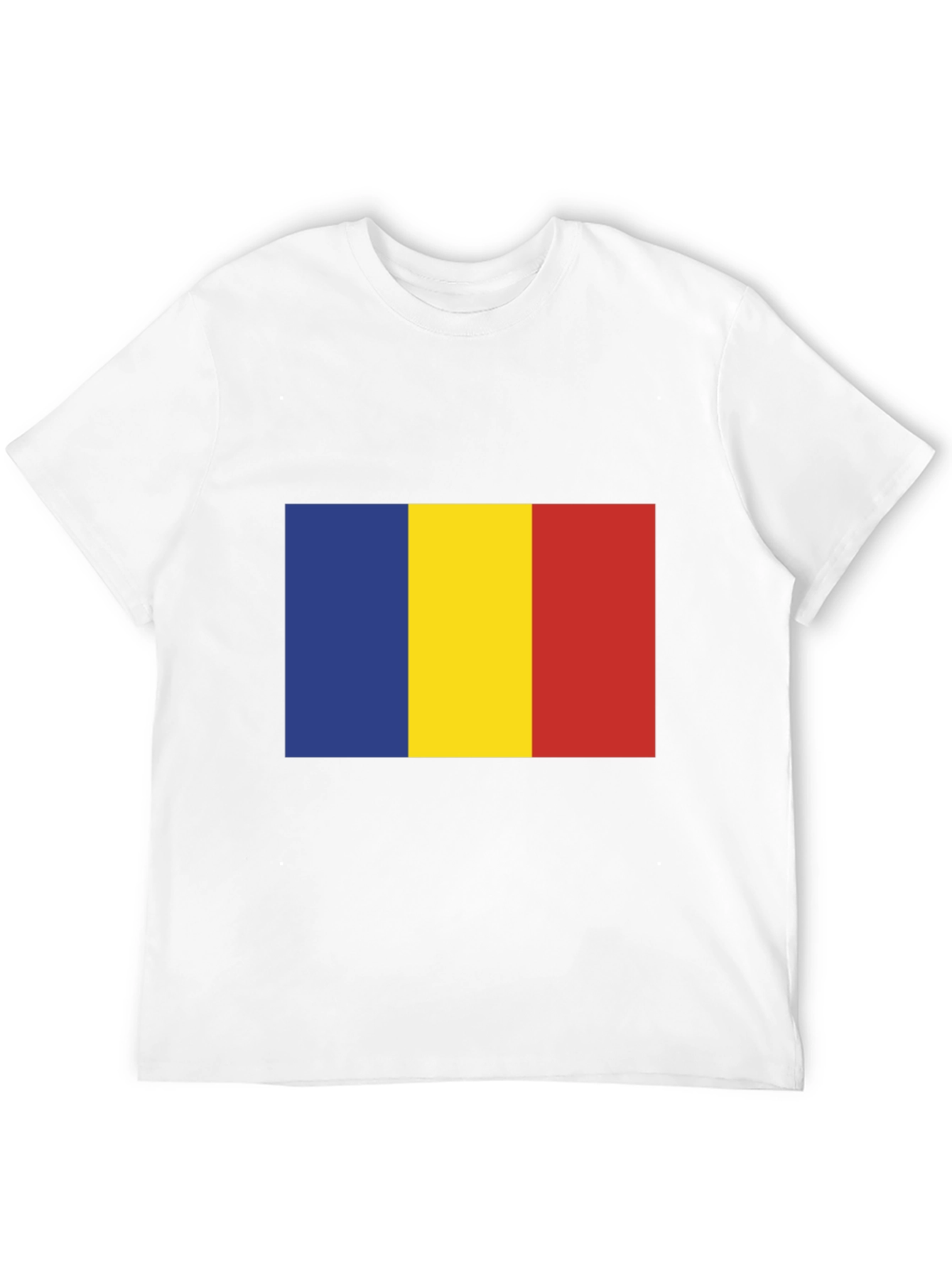 Romania Flag T-Shirt - Black Tee