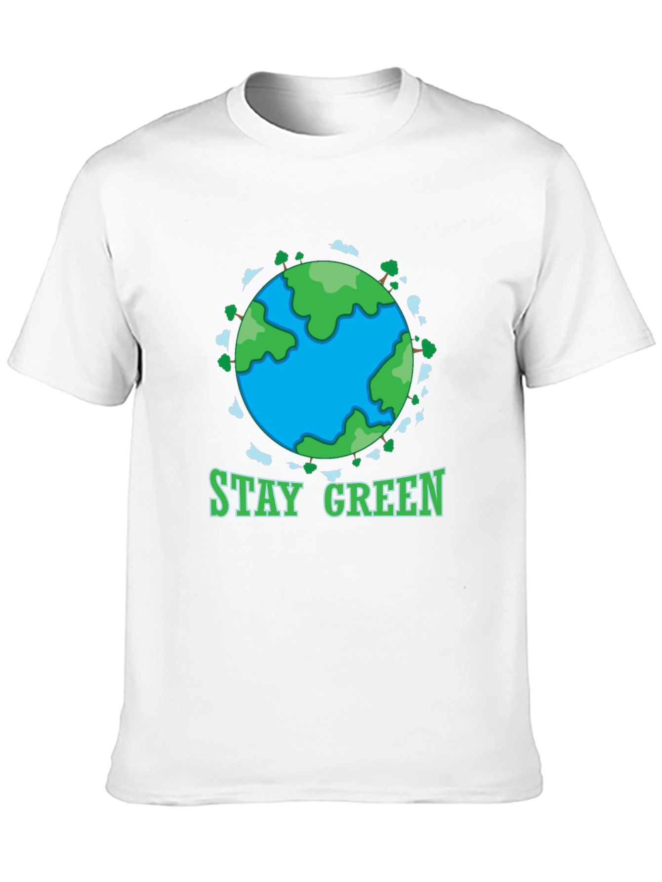 Stay Green Earth Graphic T-Shirt