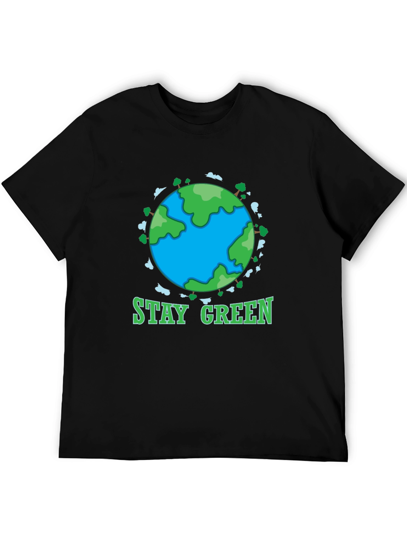 Stay Green Earth Graphic T-Shirt