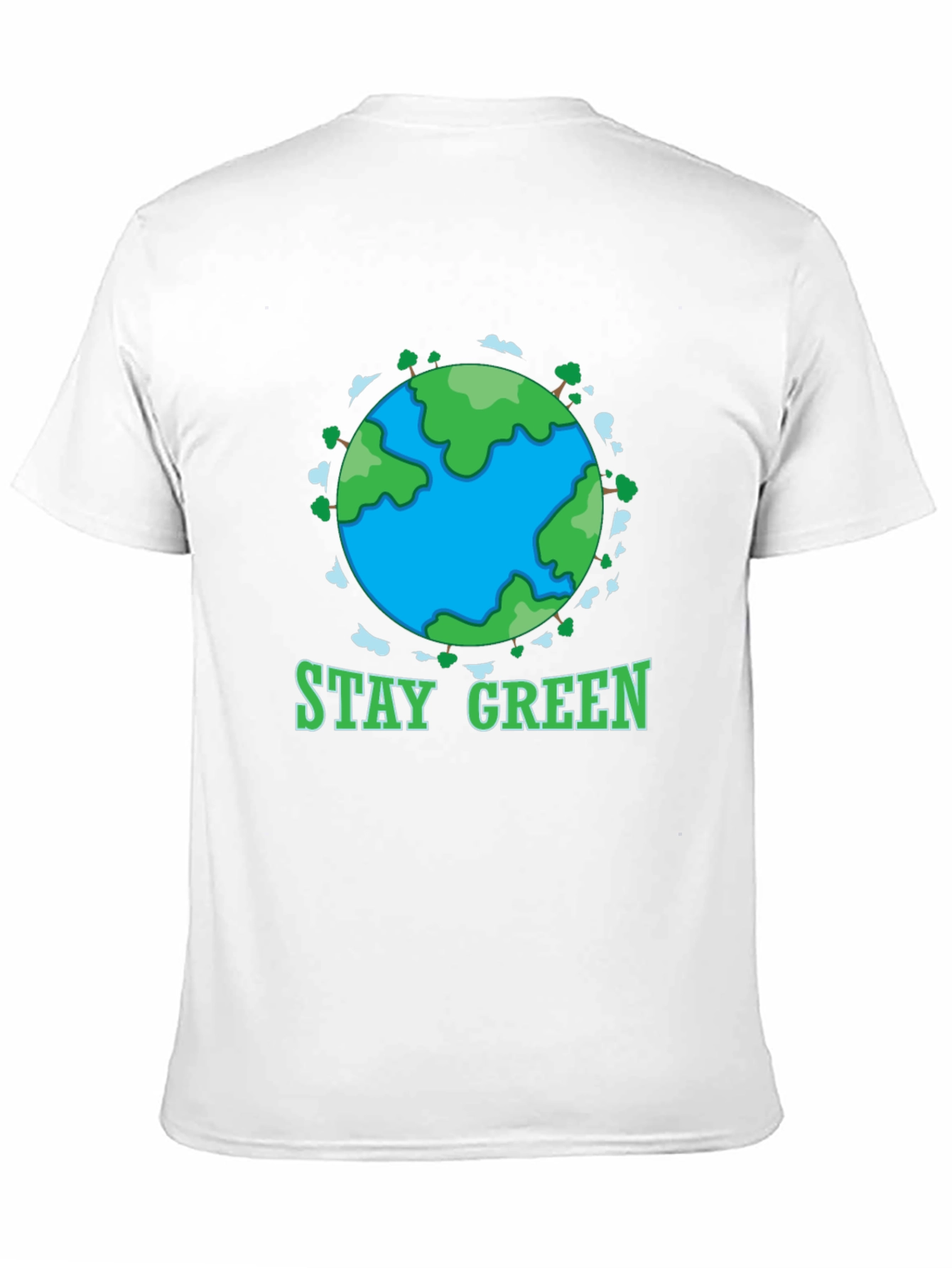 Stay Green Earth Graphic T-Shirt