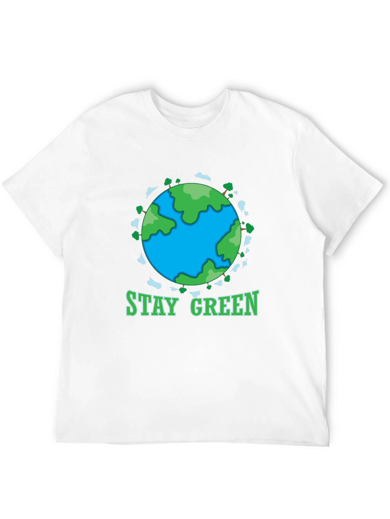 Stay Green Earth Graphic T-Shirt