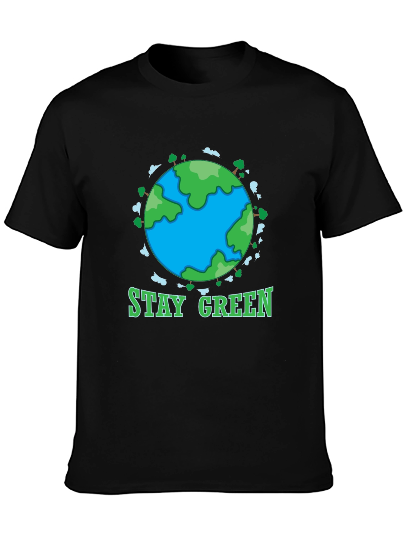 Stay Green Earth Graphic T-Shirt