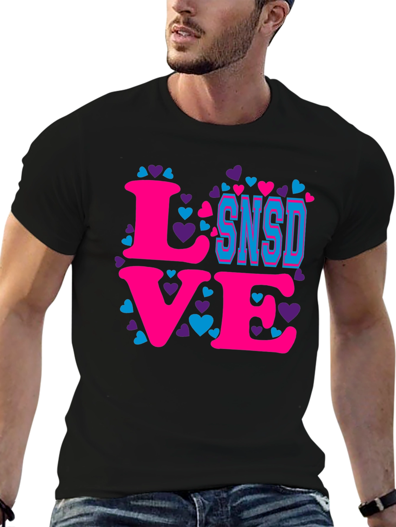 SNSD Love T-Shirt - Heart Graphic Tee
