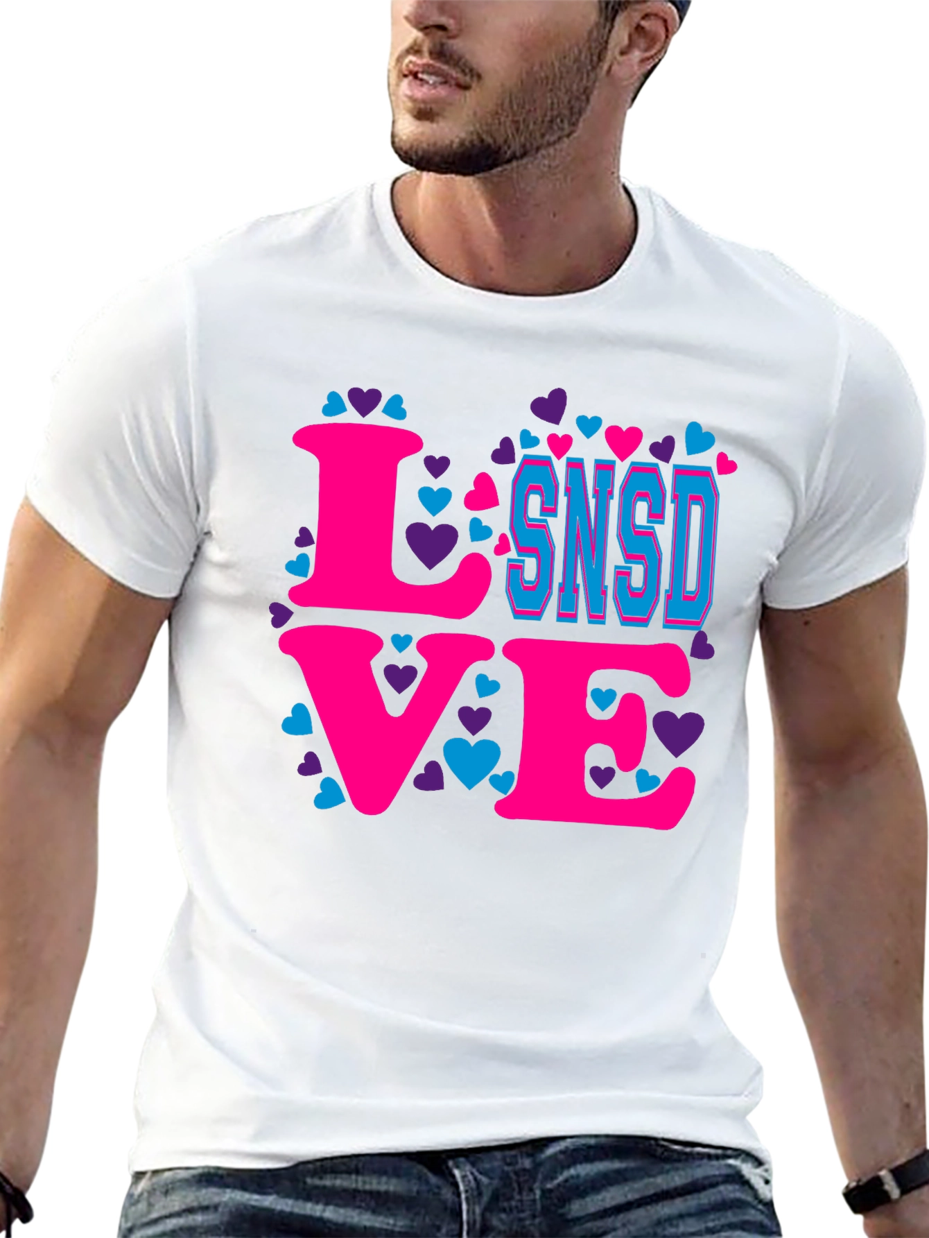 SNSD Love T-Shirt - Heart Graphic Tee