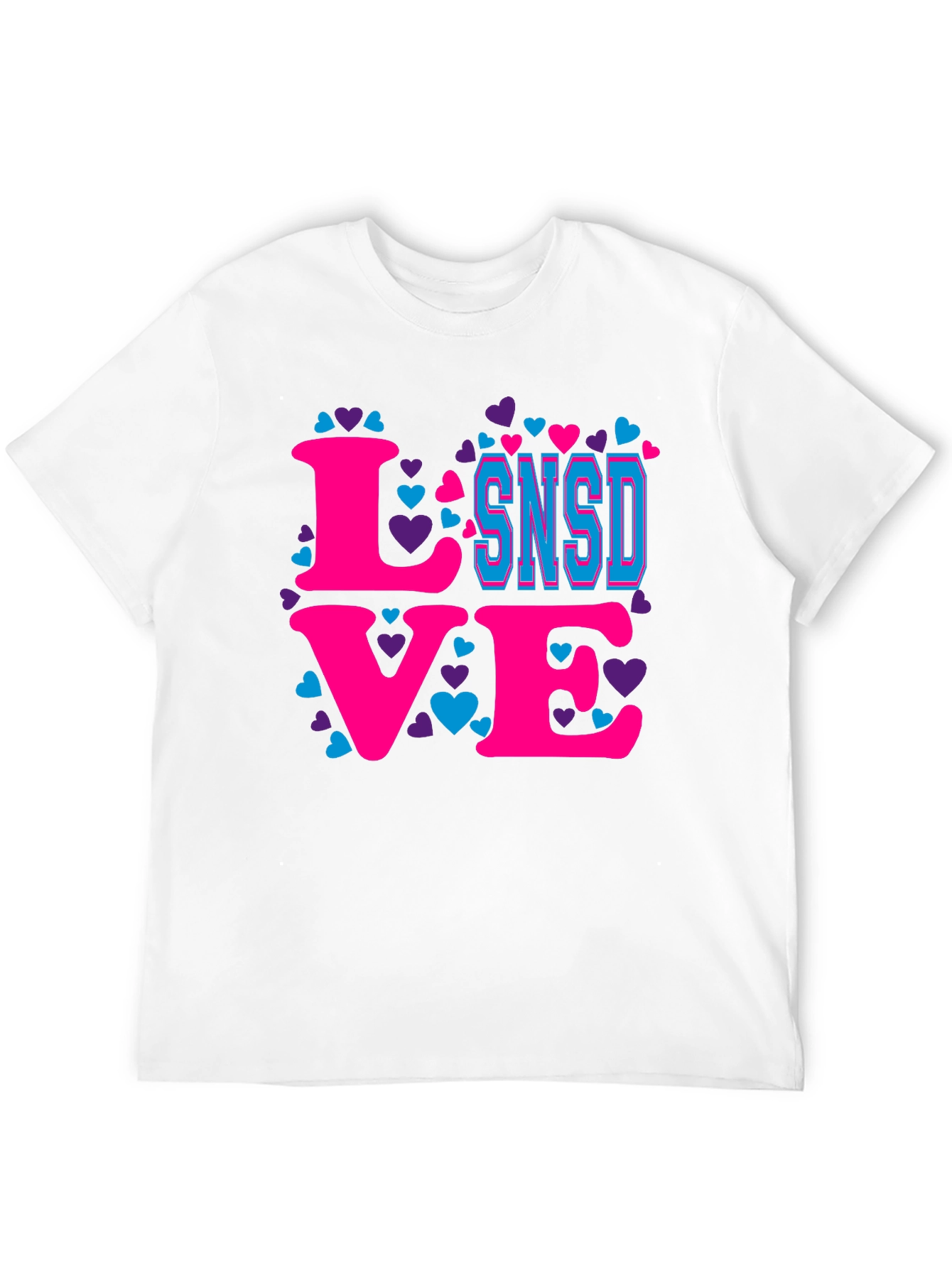SNSD Love T-Shirt - Heart Graphic Tee