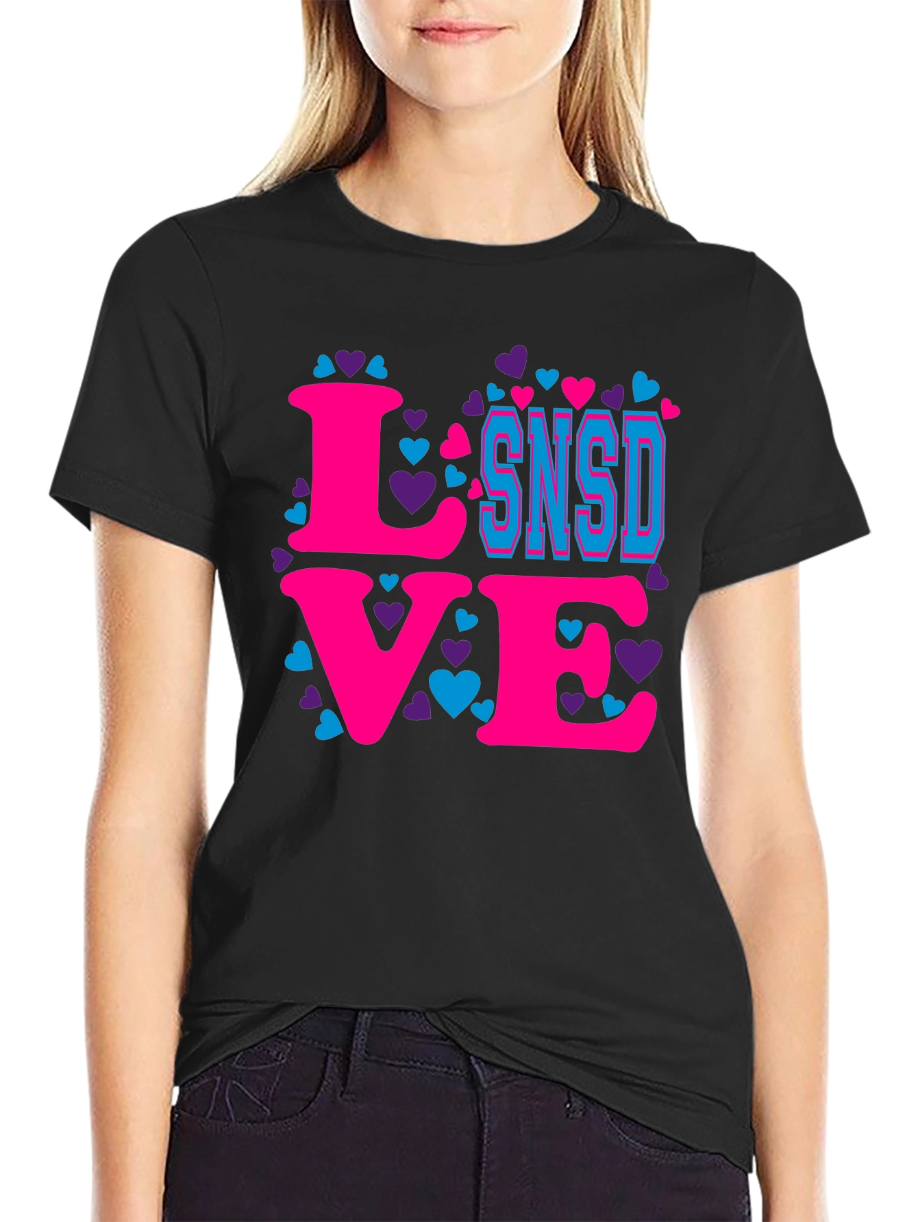 SNSD Love T-Shirt - Heart Graphic Tee