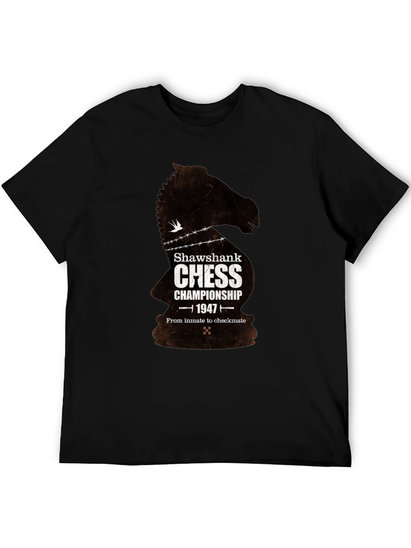 Shawshank Chess Championship 1947 Black T-Shirt