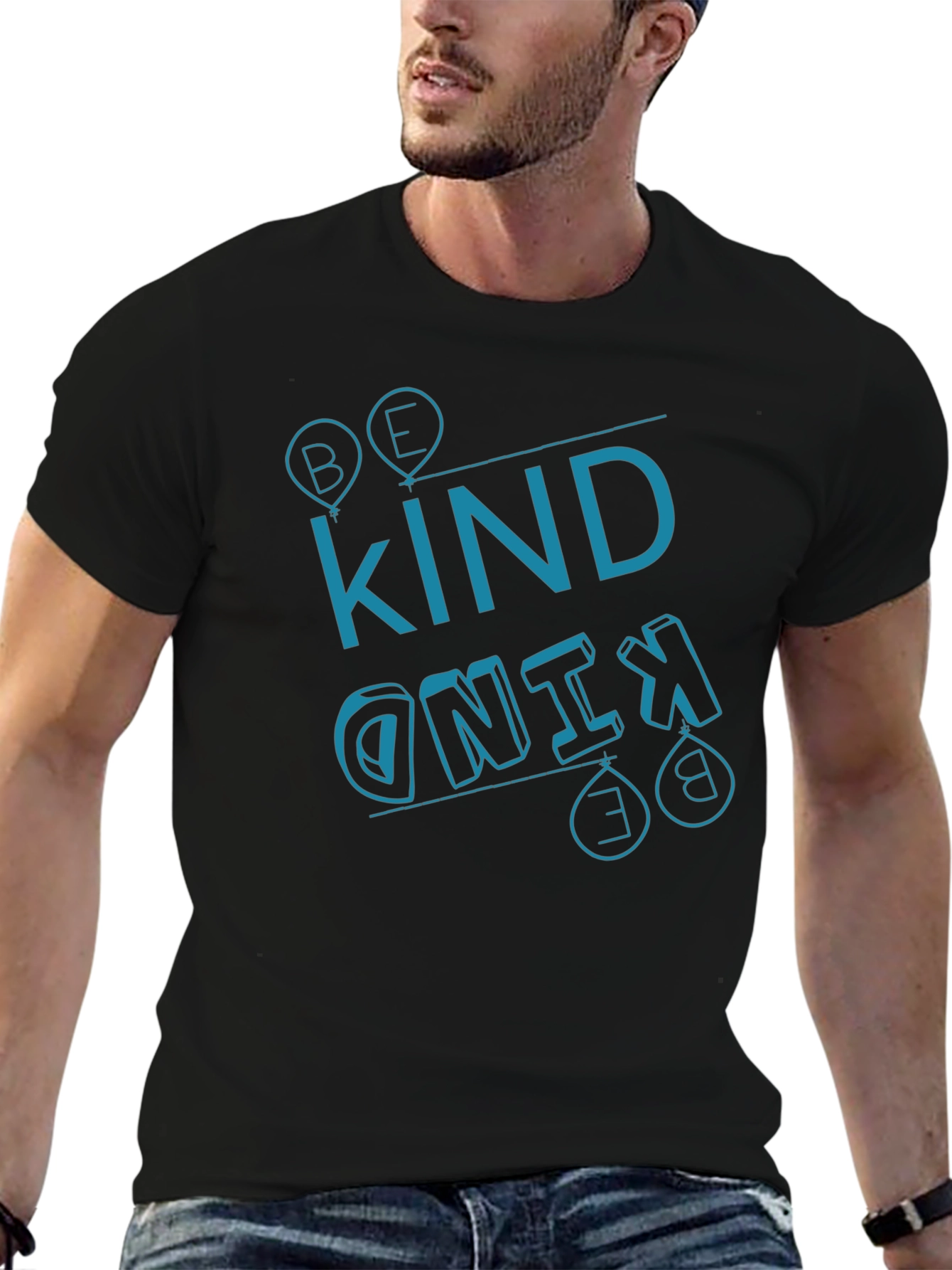 Be Kind T-Shirt - Black Graphic Tee