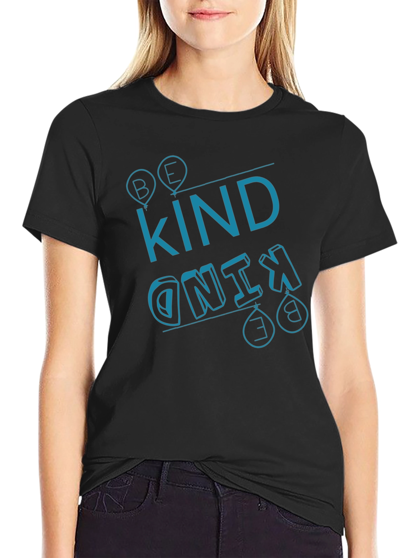 Be Kind T-Shirt - Black Graphic Tee