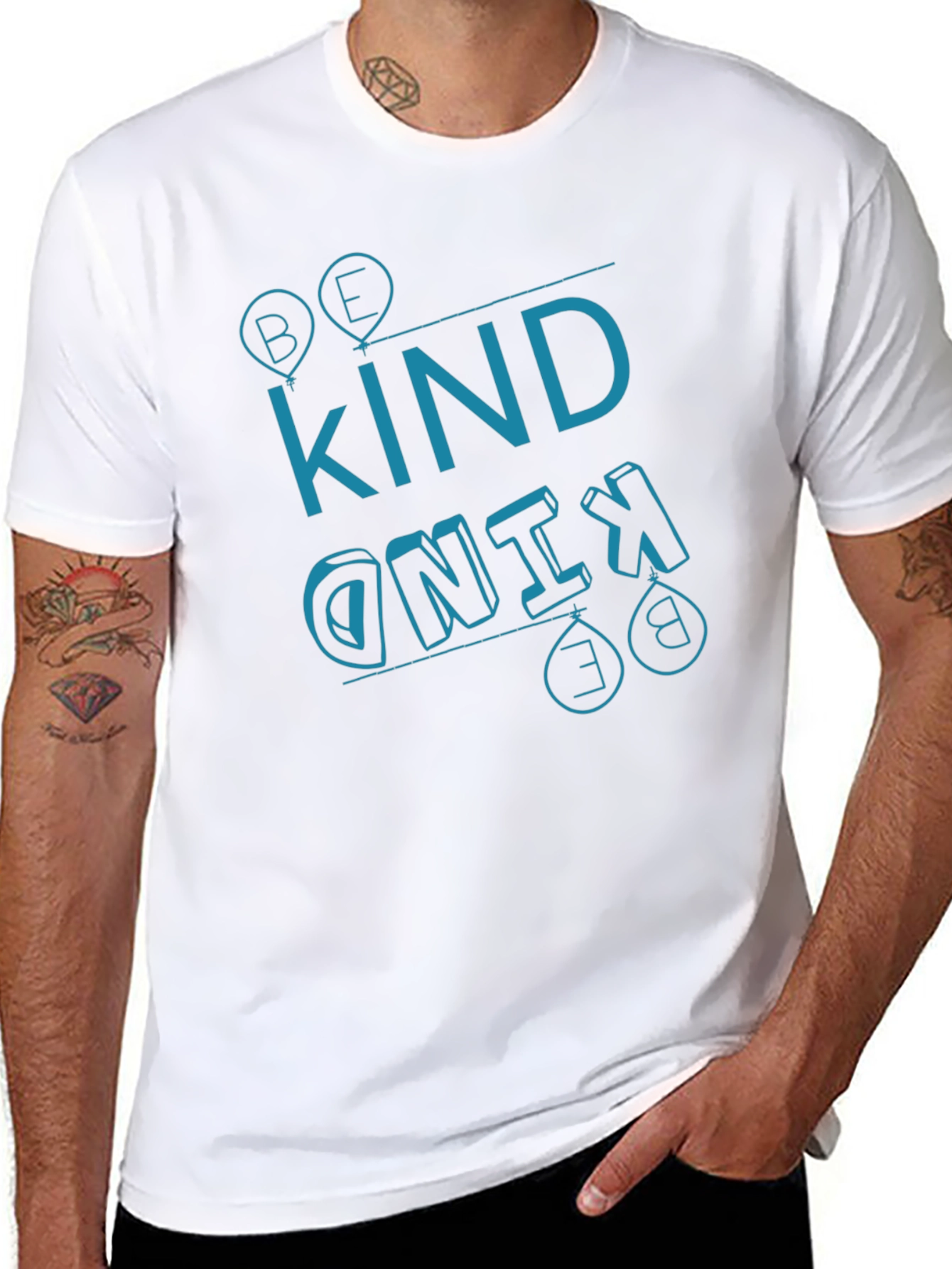 Be Kind T-Shirt - Black Graphic Tee