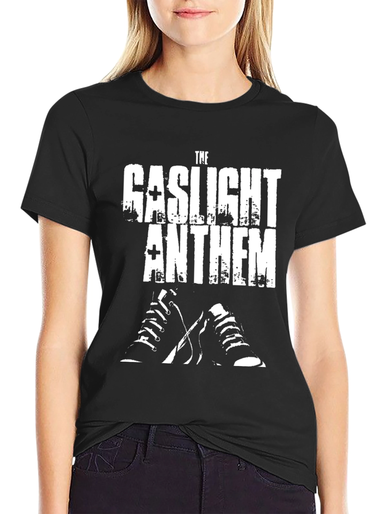 The Gaslight Anthem Band Tee - Black Graphic T-Shirt