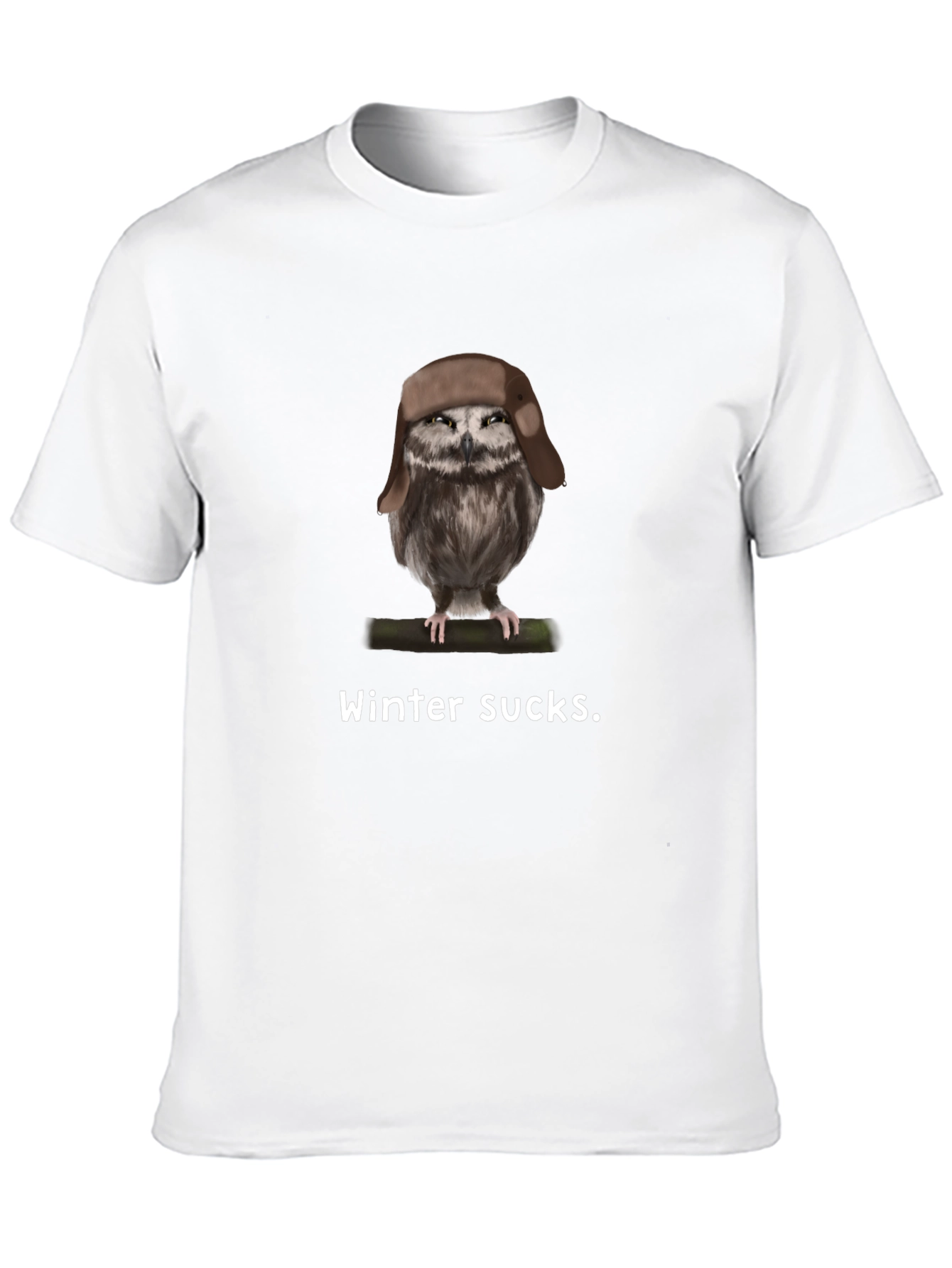 Winter Sucks Owl T-Shirt