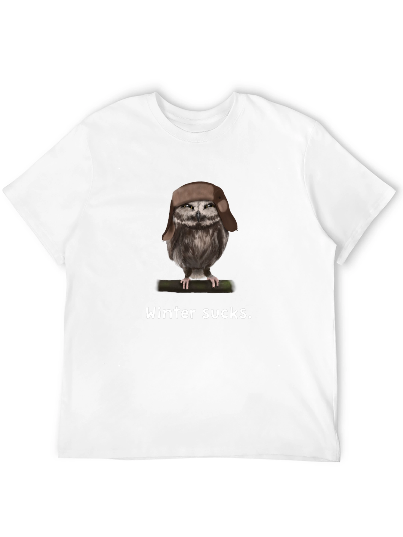 Winter Sucks Owl T-Shirt