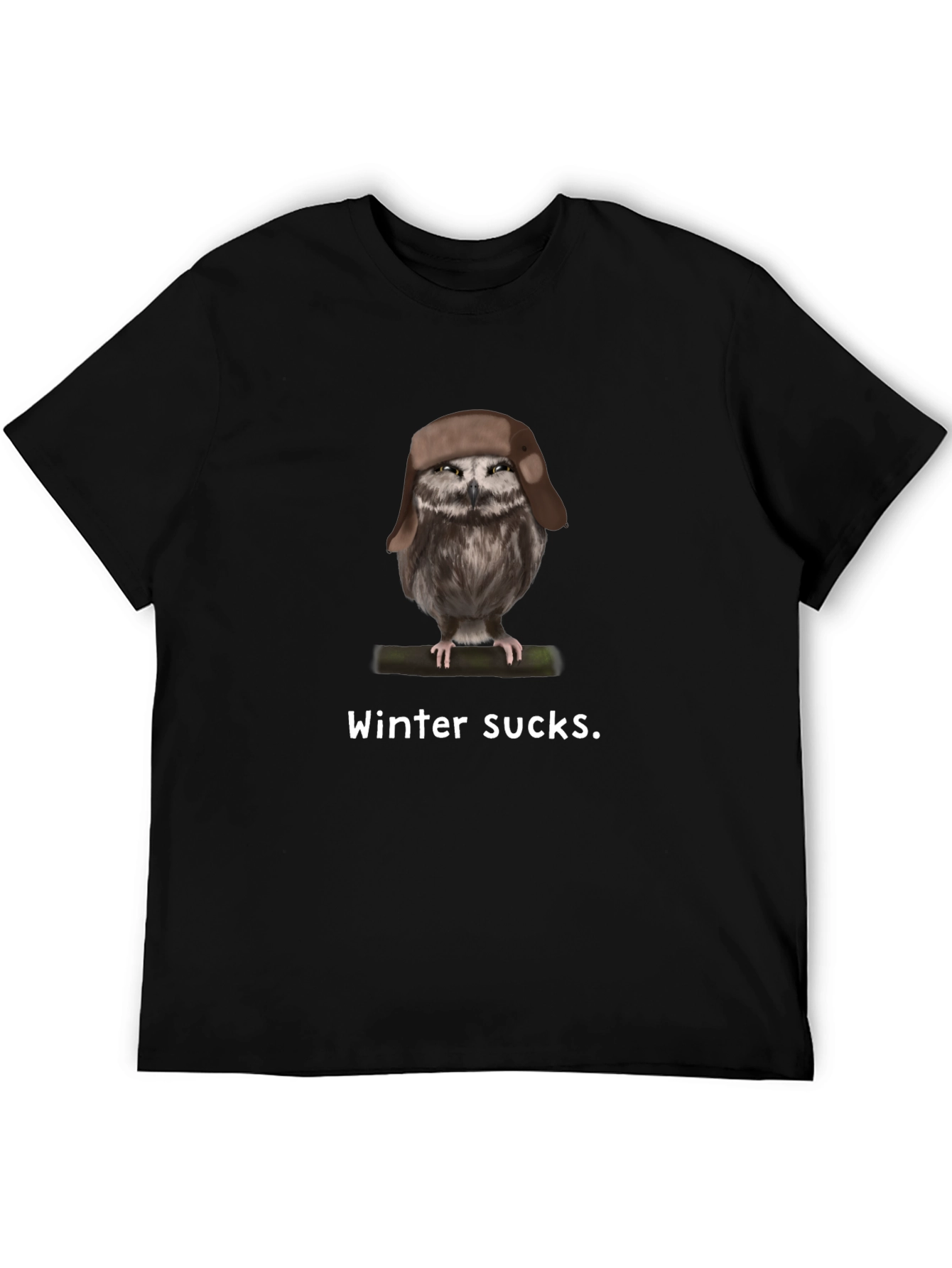 Winter Sucks Owl T-Shirt