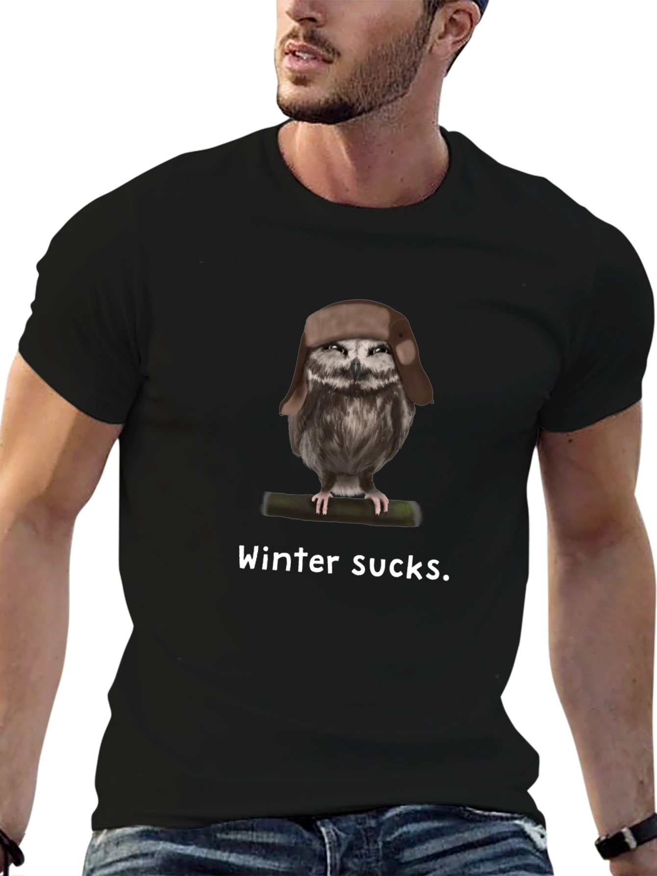 Winter Sucks Owl T-Shirt