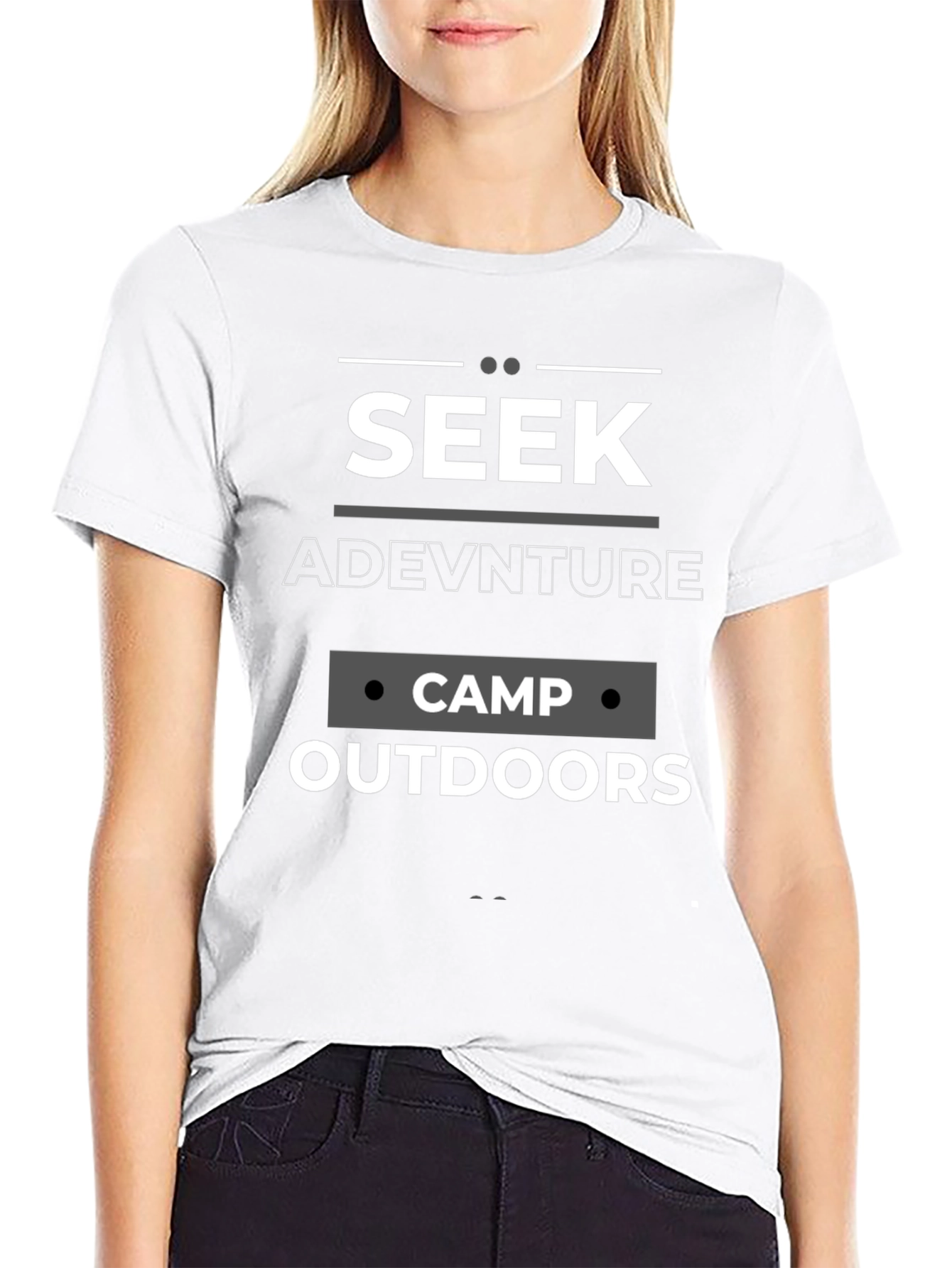 Seek Adventure Camp Outdoors Graphic Tee