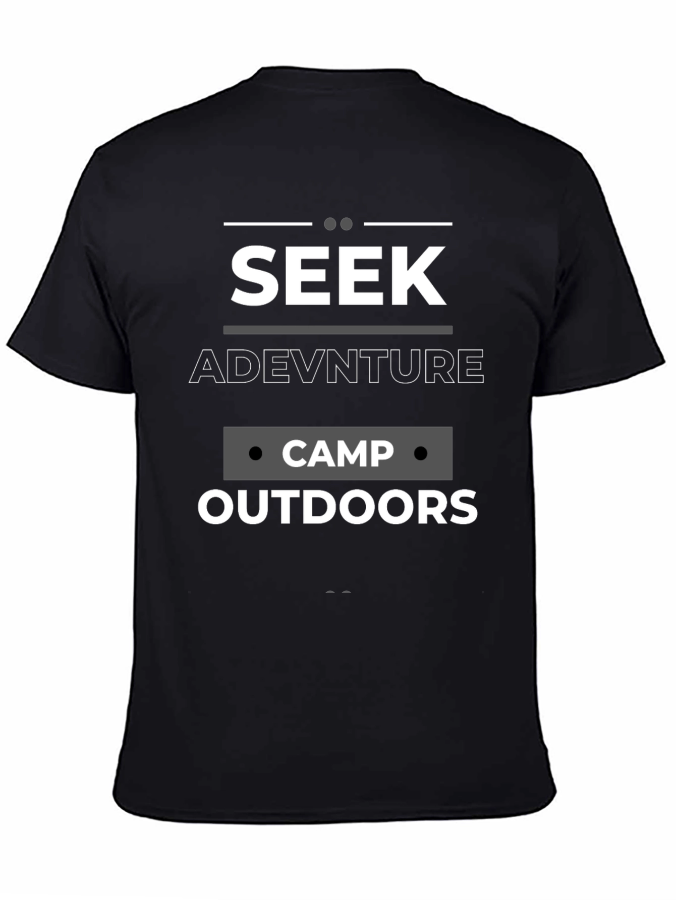 Seek Adventure Camp Outdoors Graphic Tee