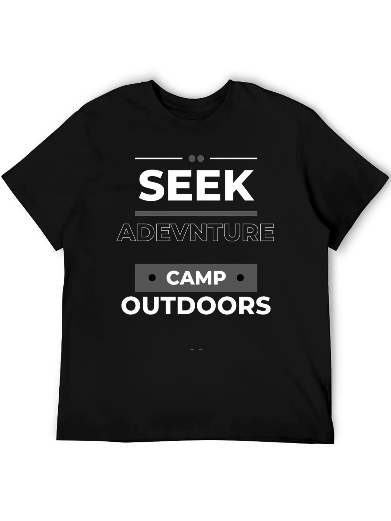 Seek Adventure Camp Outdoors Graphic Tee