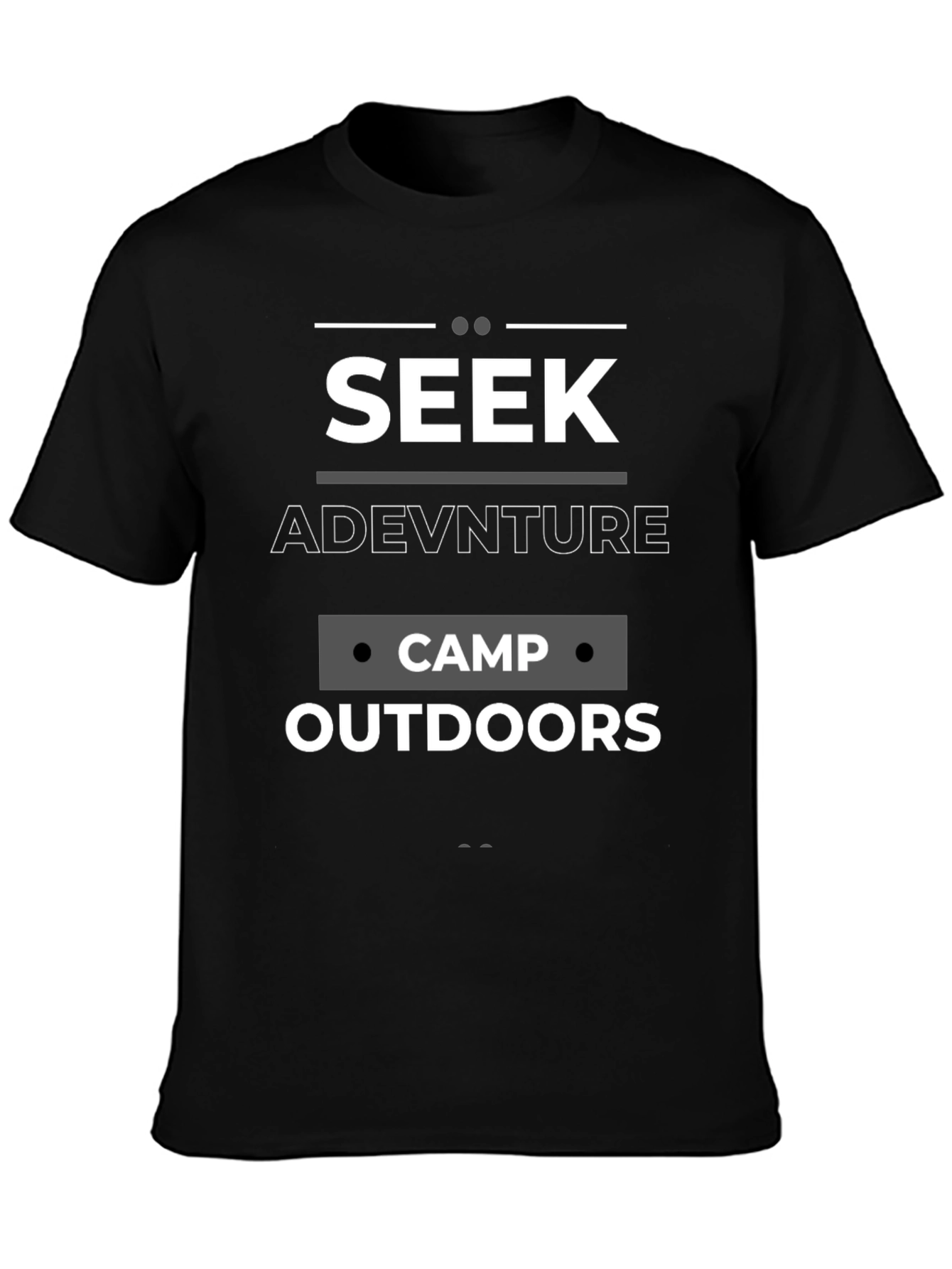 Seek Adventure Camp Outdoors Graphic Tee