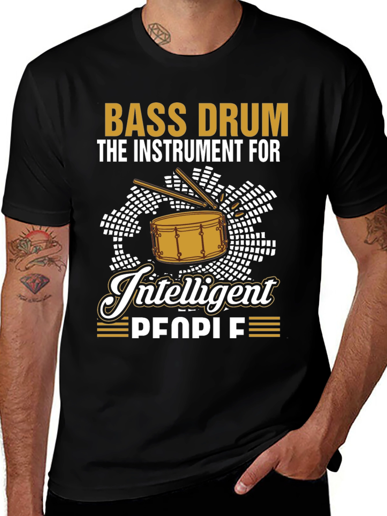 Bass Drum Intelligent People T-Shirt