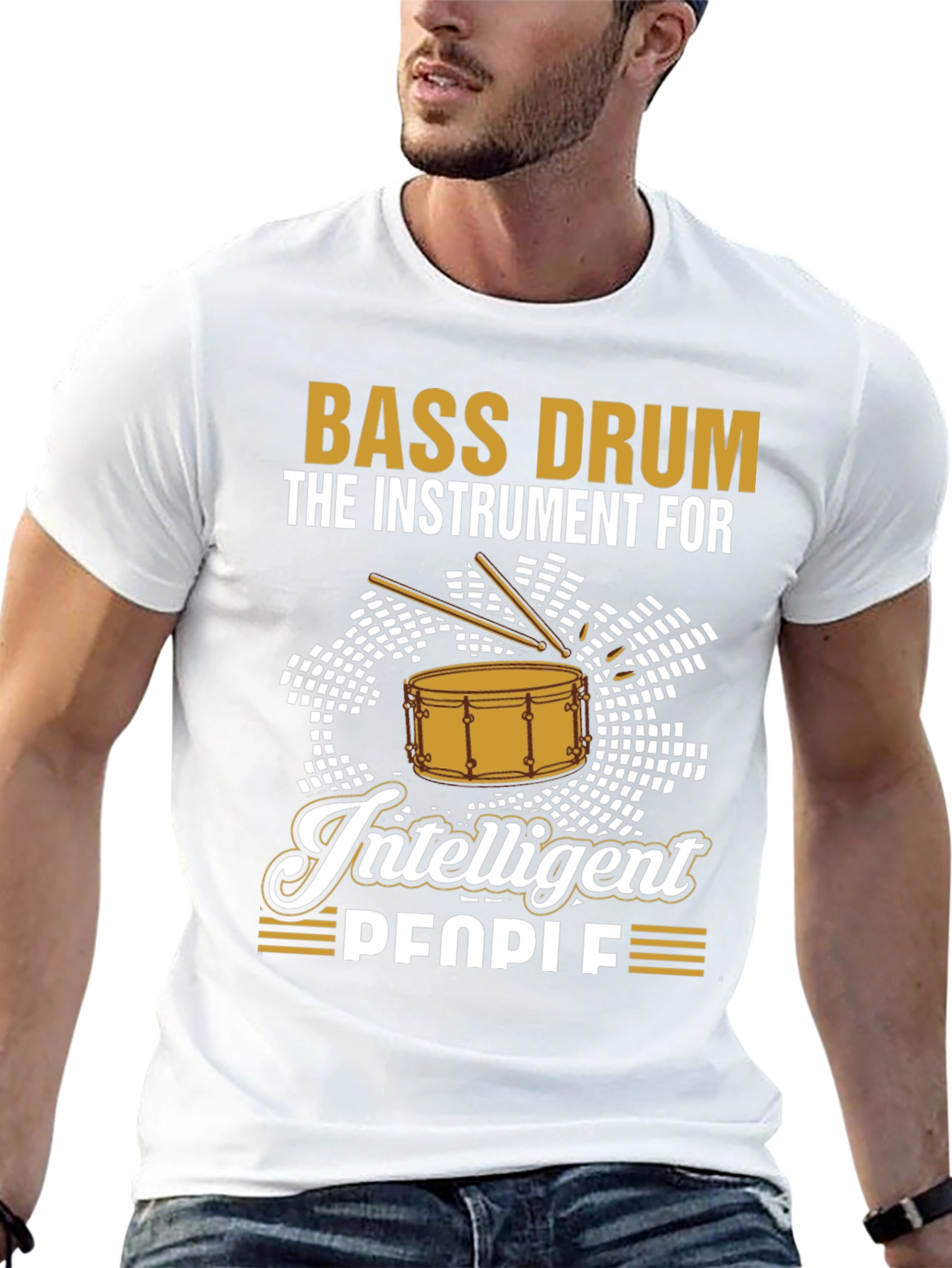 Bass Drum Intelligent People T-Shirt