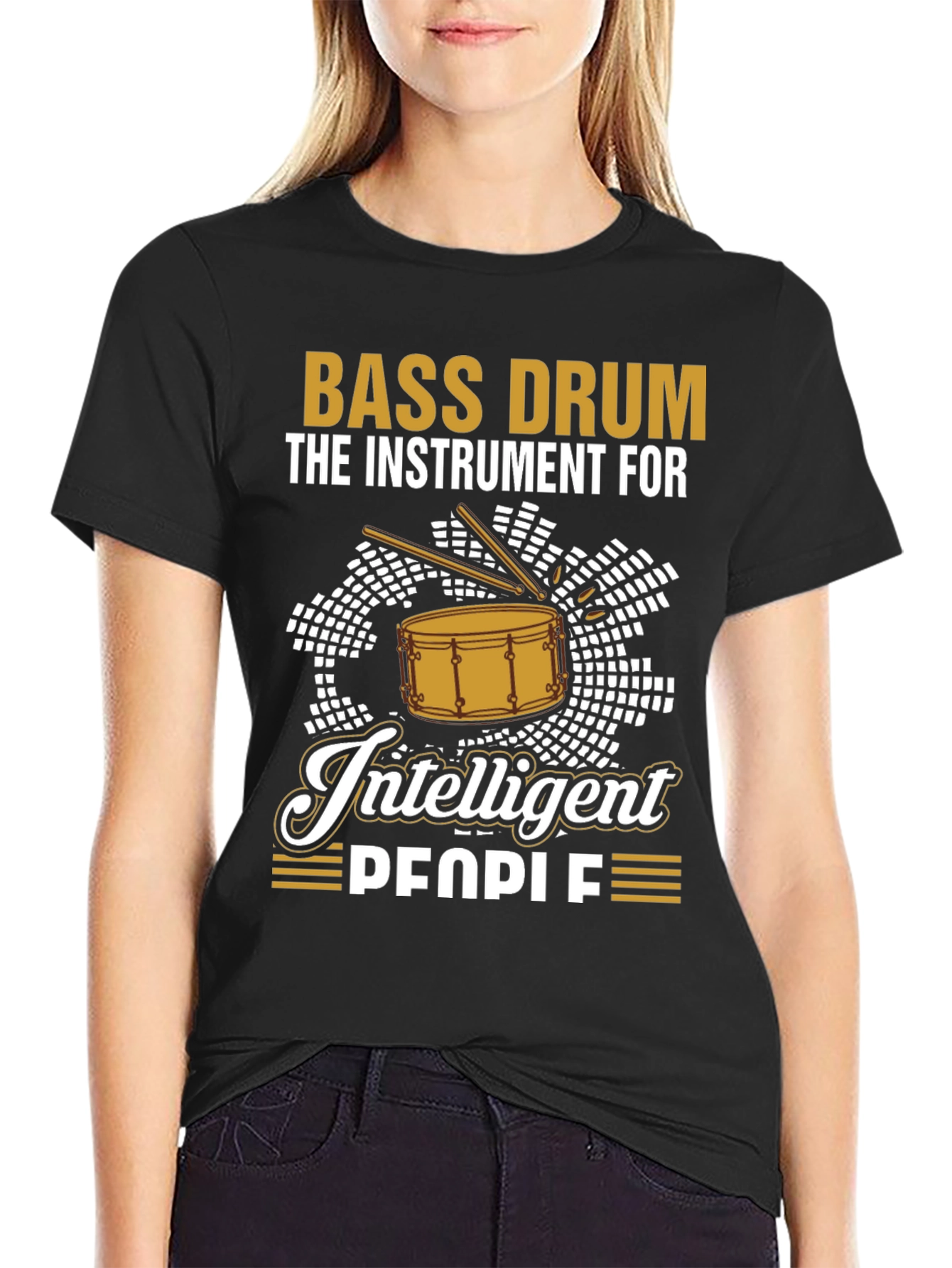 Bass Drum Intelligent People T-Shirt