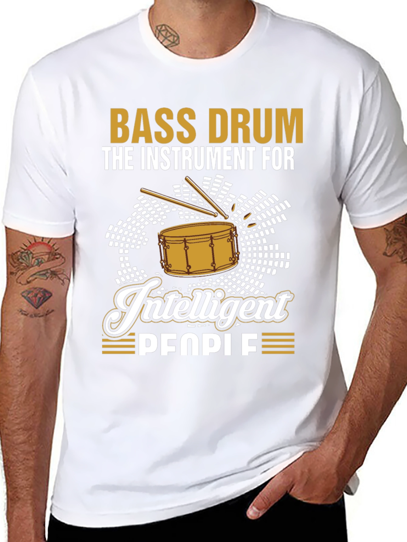 Bass Drum Intelligent People T-Shirt
