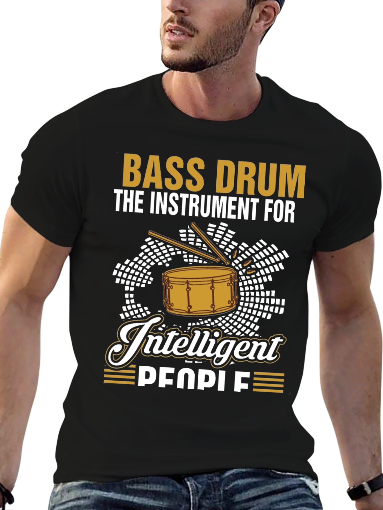 Bass Drum Intelligent People T-Shirt