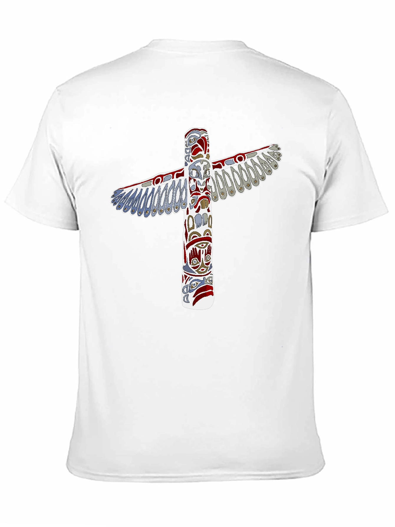 Totem Pole Graphic Tee - Unique Native American Design