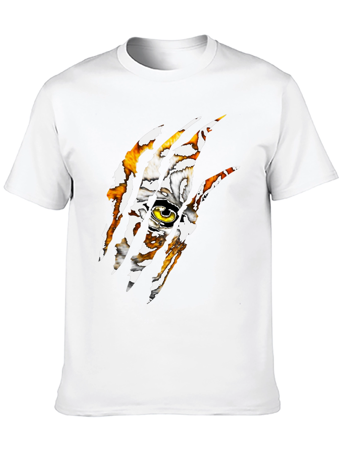 Tiger Eye Claw T-Shirt - Graphic Print