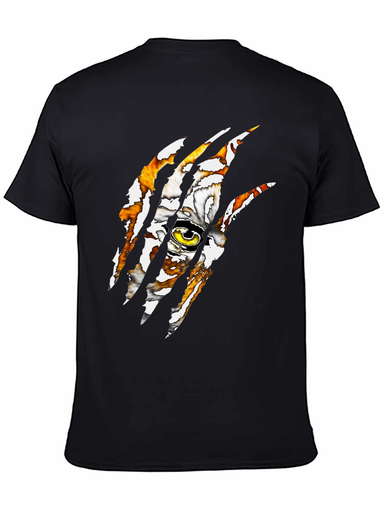Tiger Eye Claw T-Shirt - Graphic Print