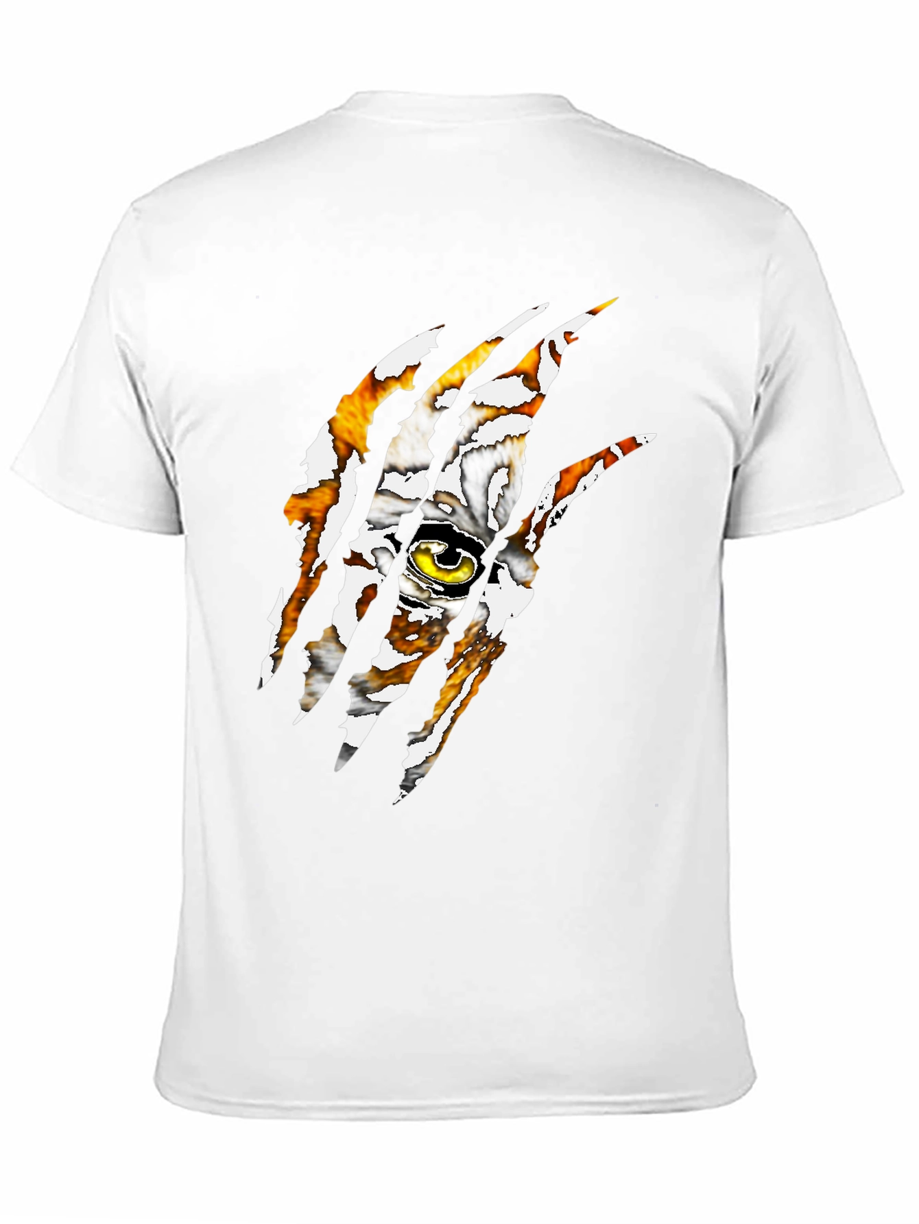 Tiger Eye Claw T-Shirt - Graphic Print