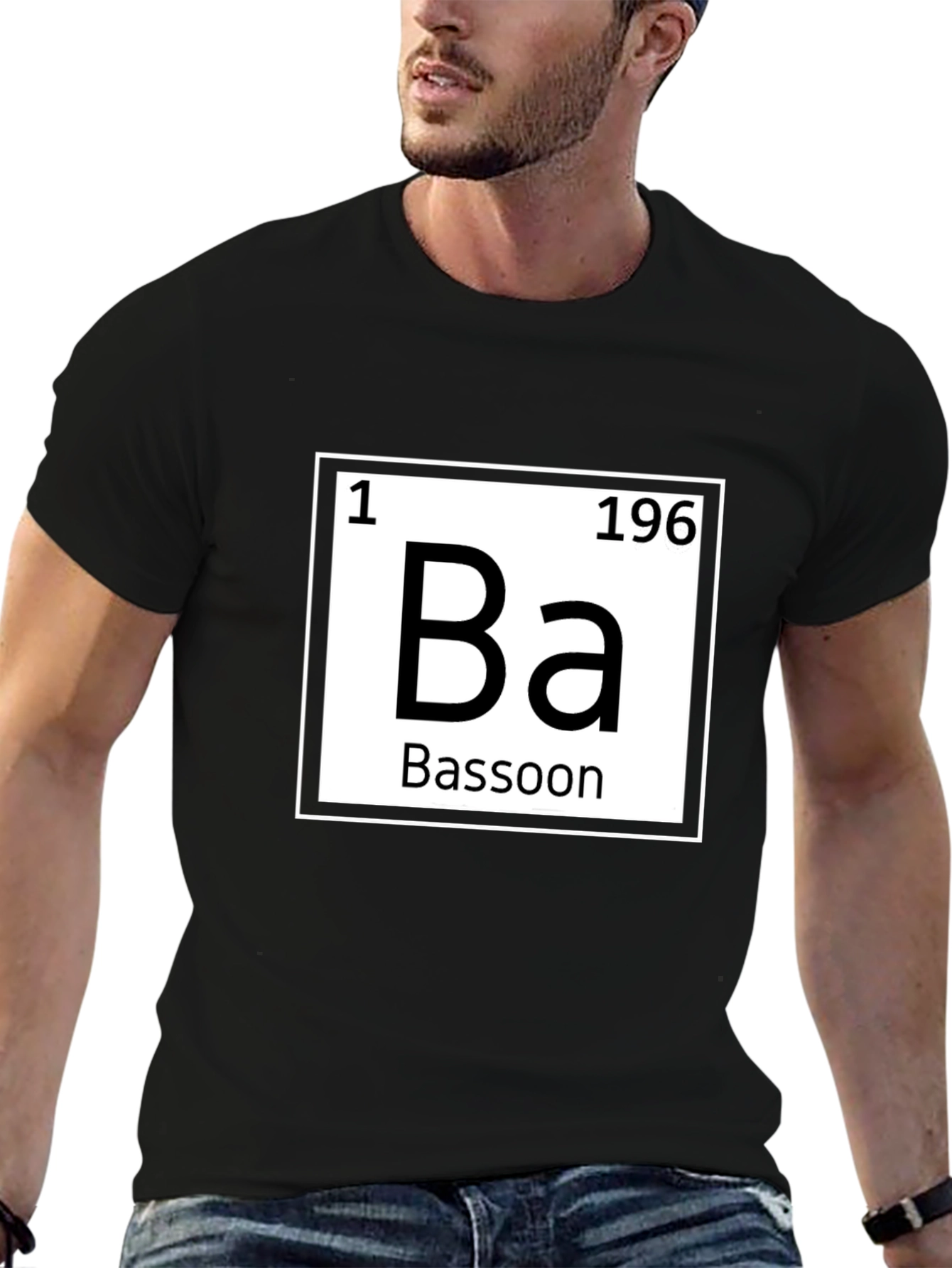 Bassoon Periodic Table T-Shirt - Musician Gift