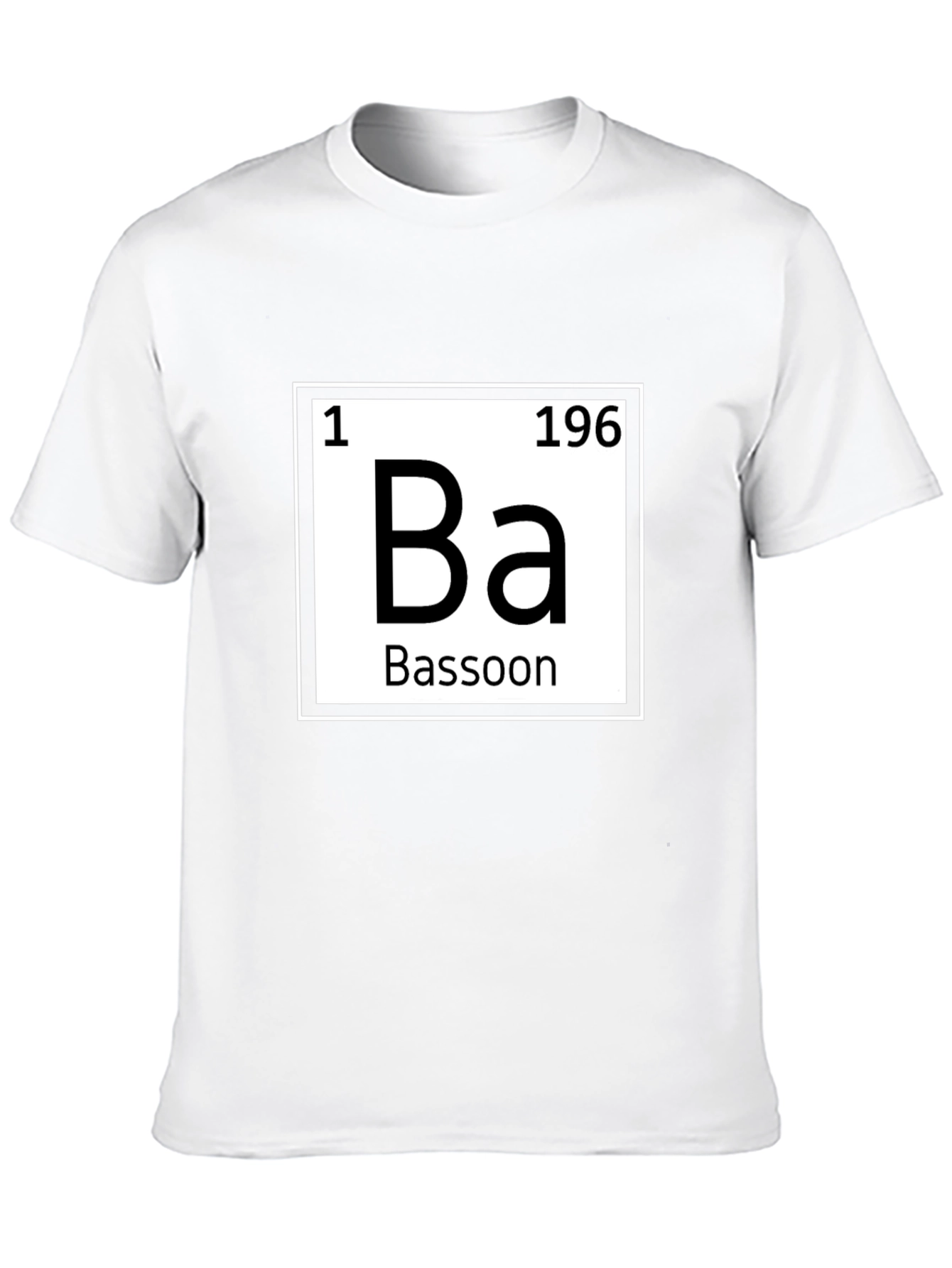 Bassoon Periodic Table T-Shirt - Musician Gift