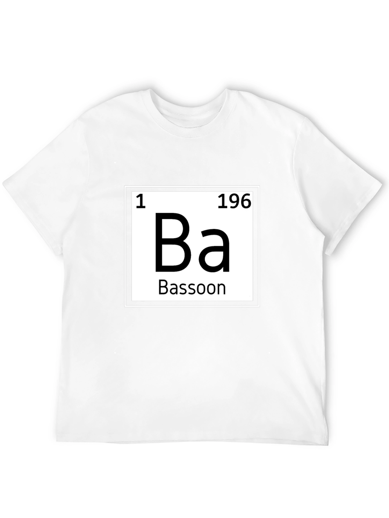 Bassoon Periodic Table T-Shirt - Musician Gift
