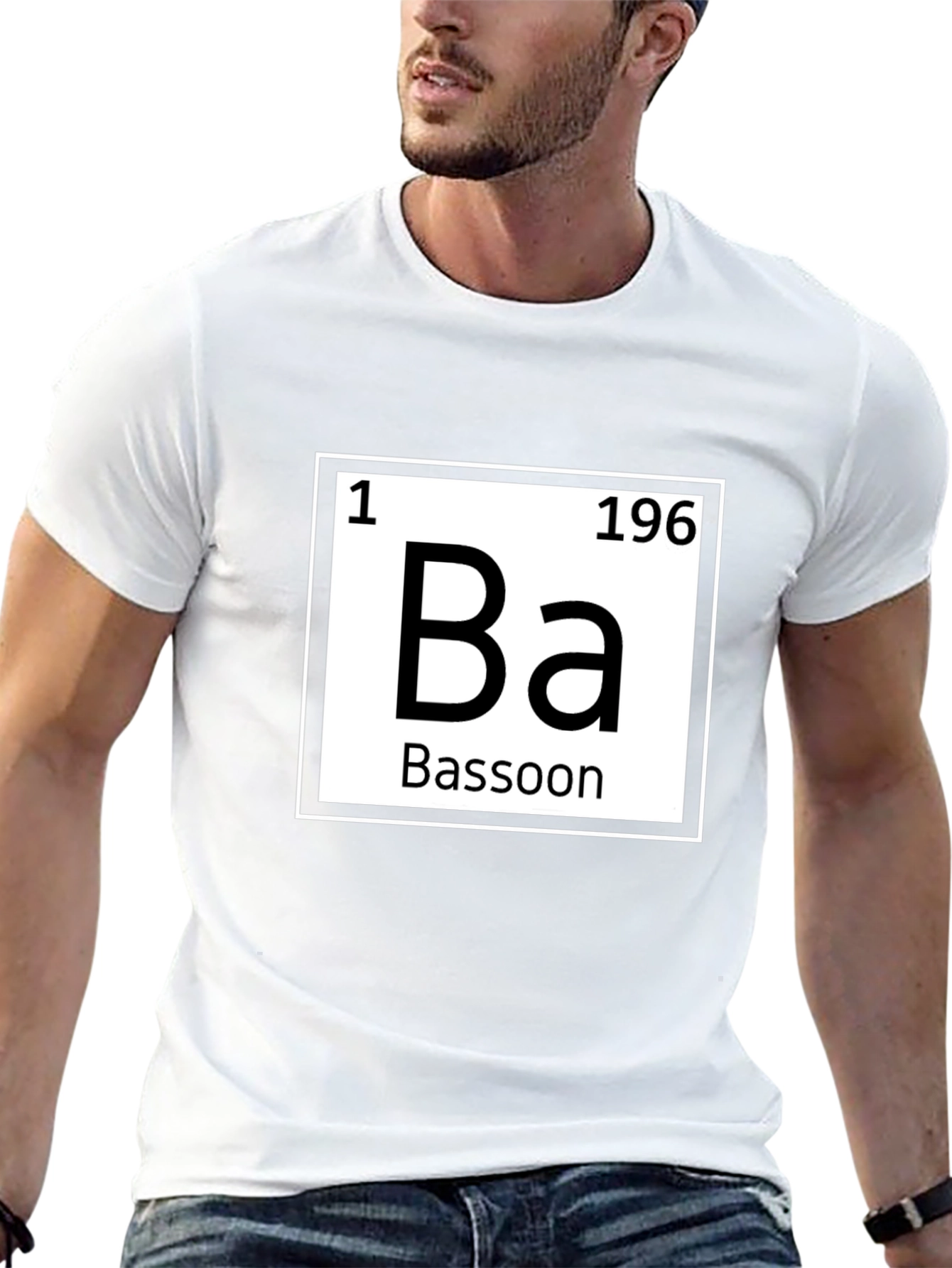 Bassoon Periodic Table T-Shirt - Musician Gift