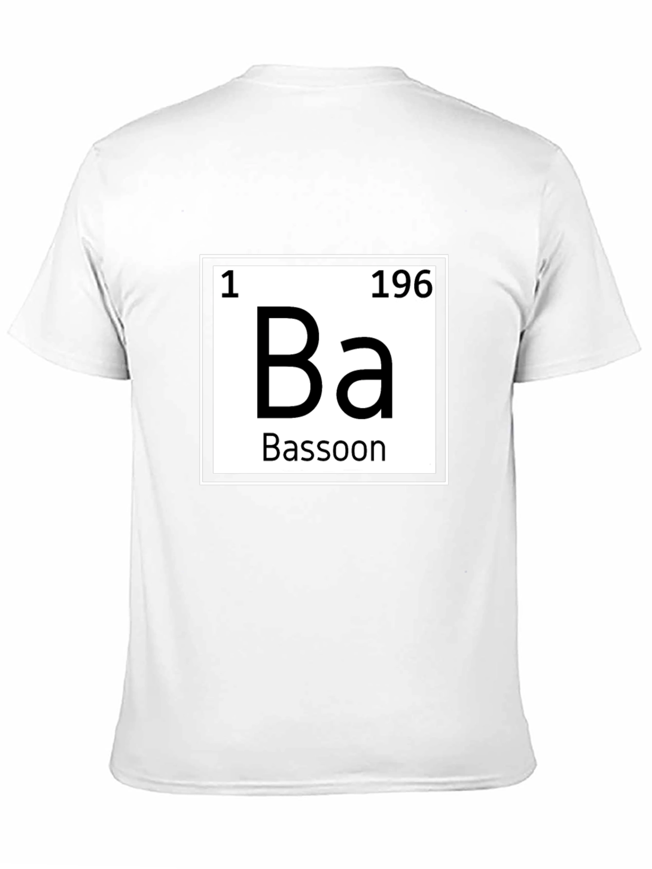 Bassoon Periodic Table T-Shirt - Musician Gift