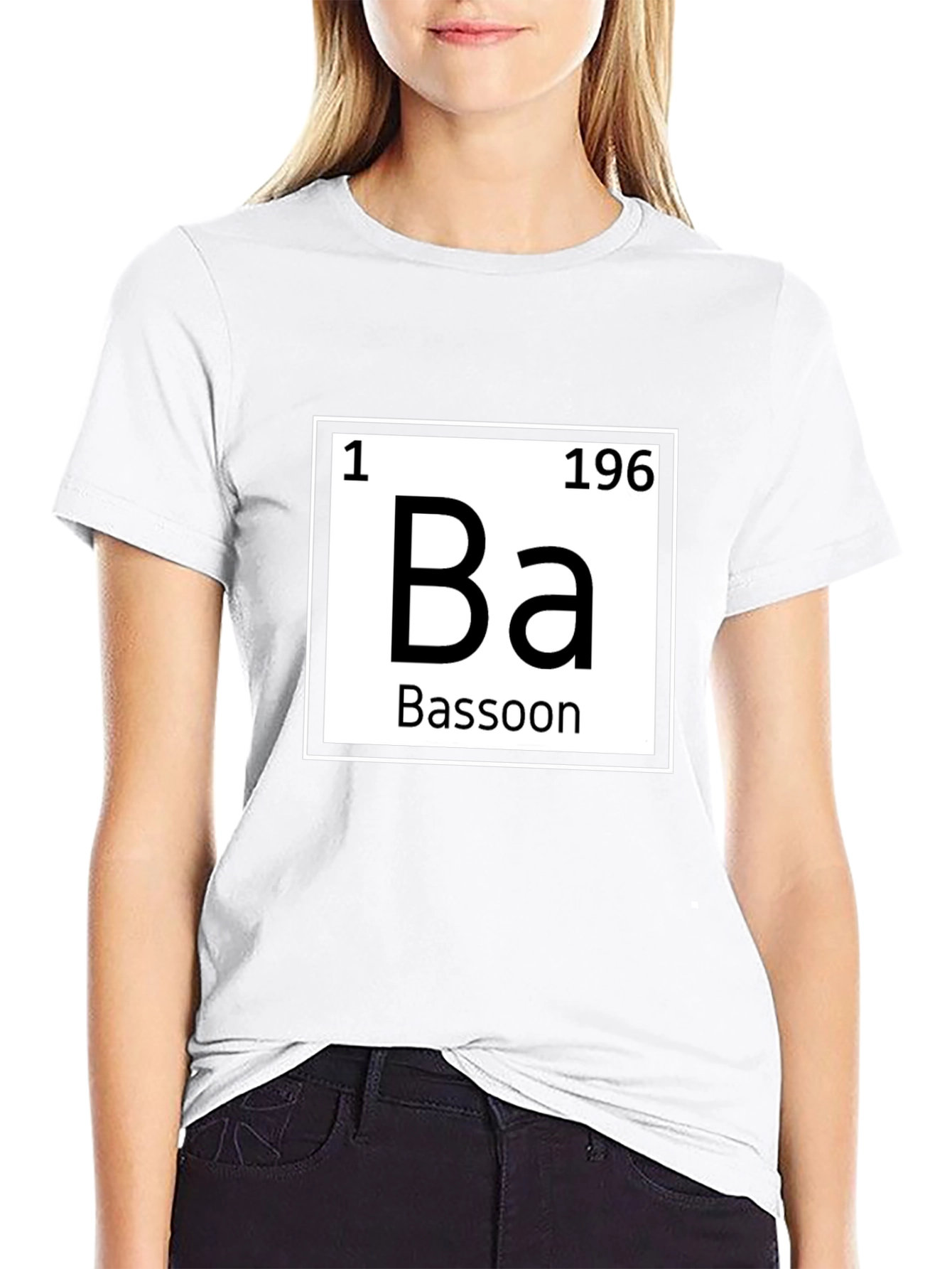 Bassoon Periodic Table T-Shirt - Musician Gift