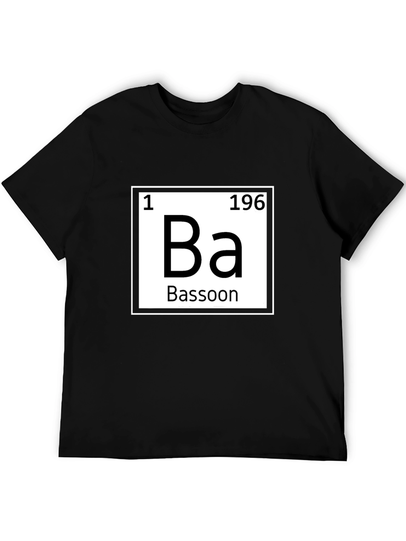 Bassoon Periodic Table T-Shirt - Musician Gift