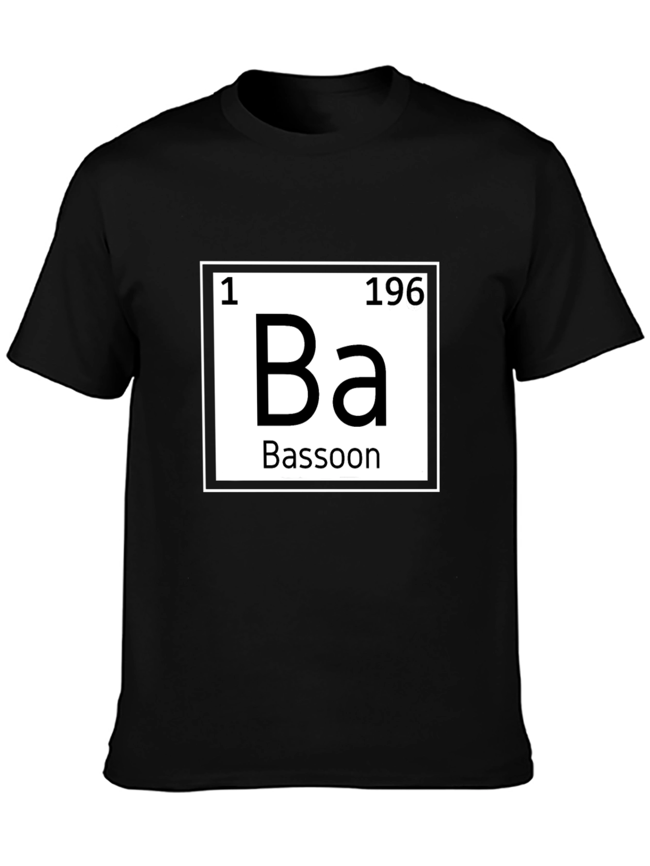 Bassoon Periodic Table T-Shirt - Musician Gift