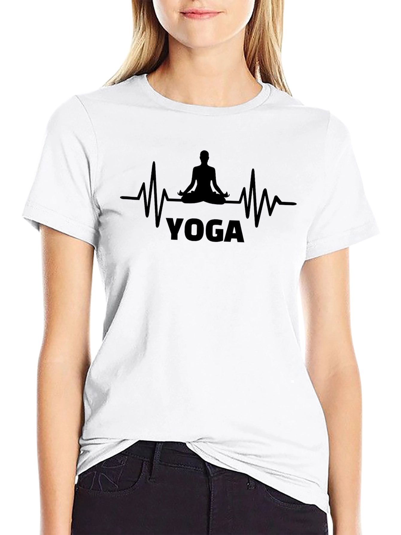 Yoga Heartbeat T-Shirt - Meditate in Style