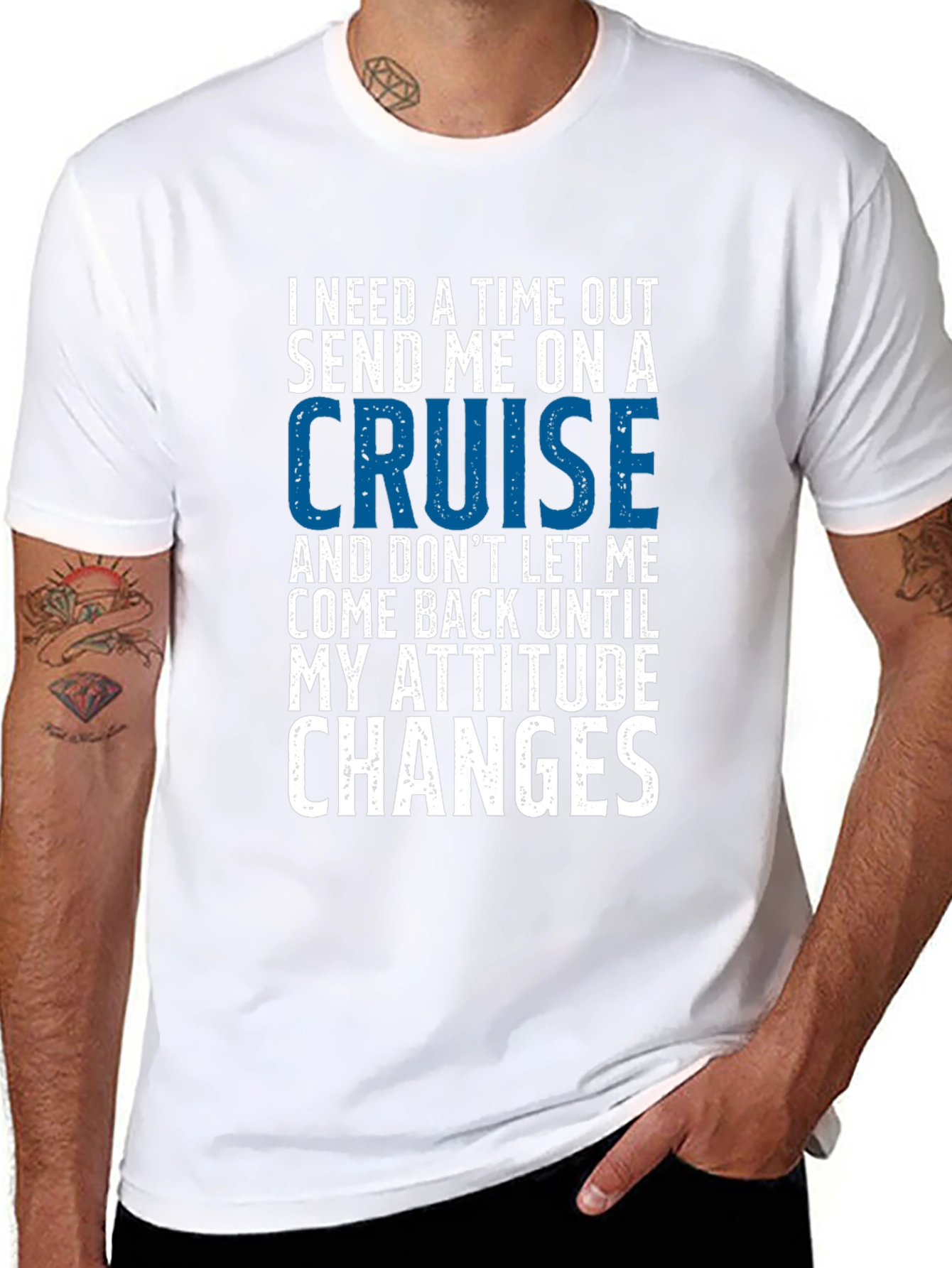 Time Out Cruise Graphic Tee - Funny Attitude T-Shirt