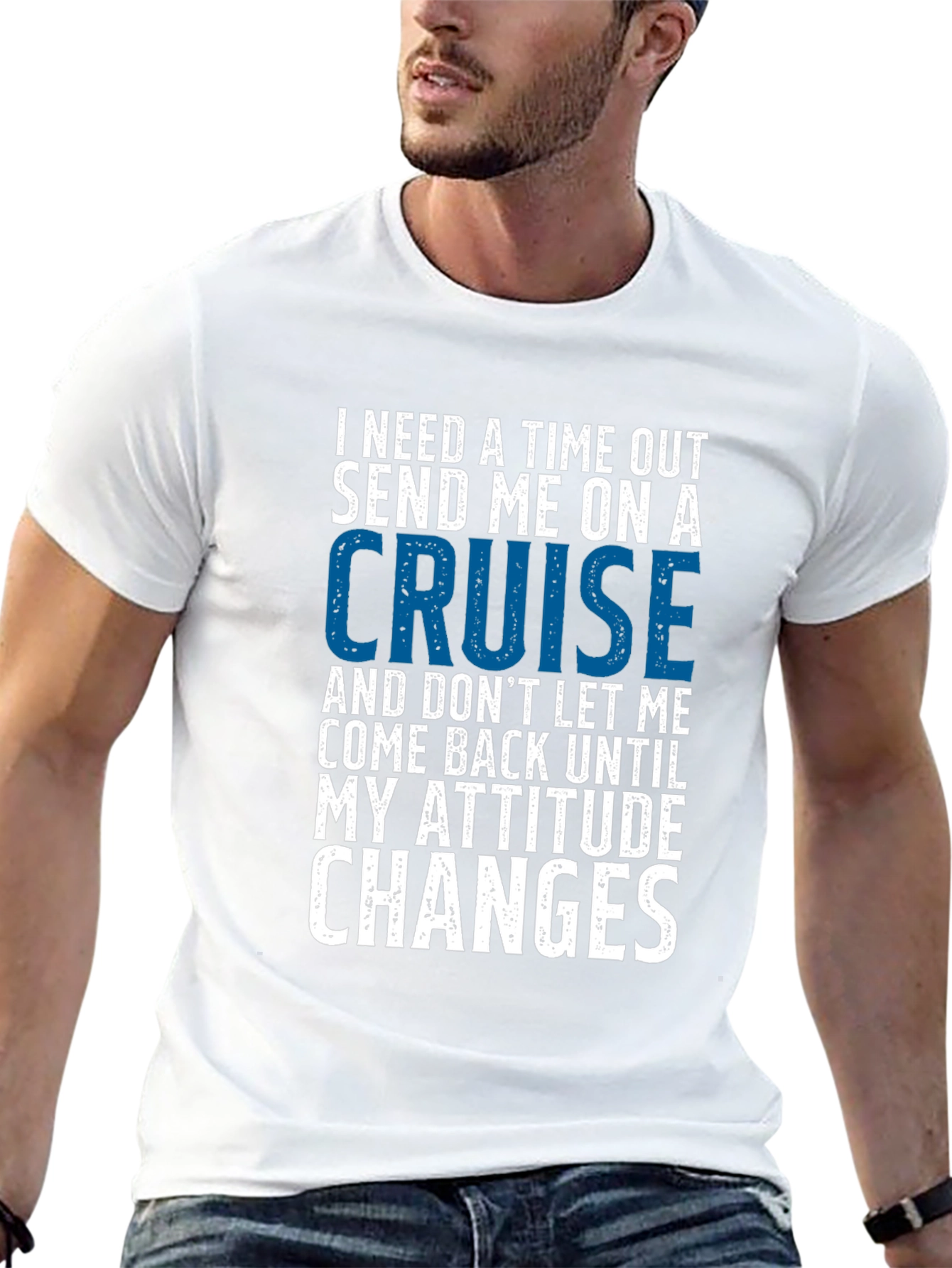 Time Out Cruise Graphic Tee - Funny Attitude T-Shirt