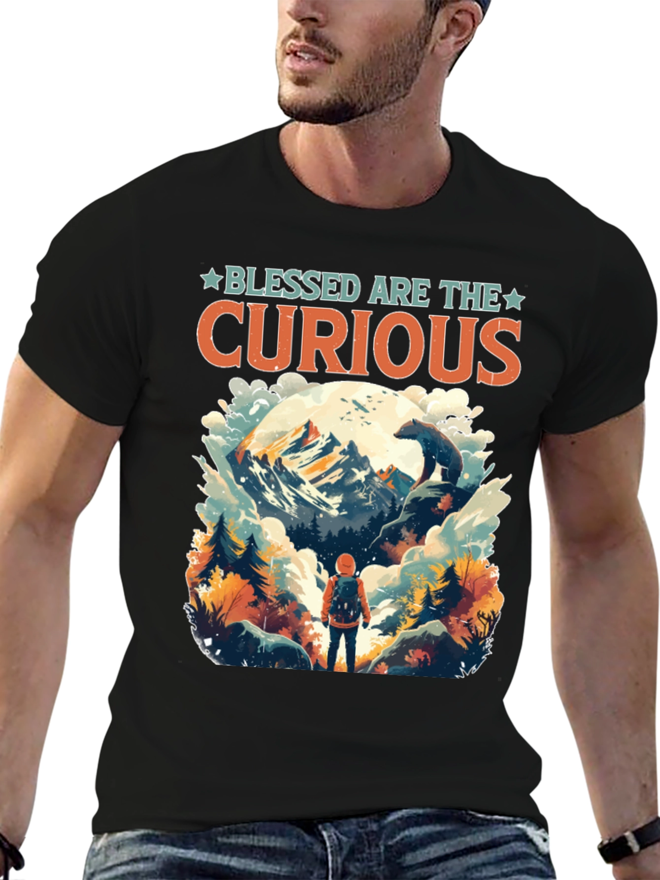 Blessed Are The Curious Adventure Tee