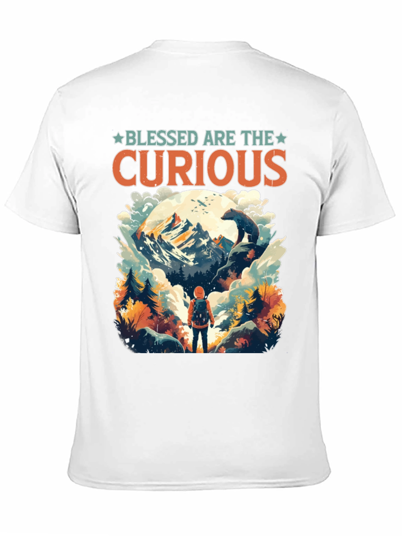 Blessed Are The Curious Adventure Tee