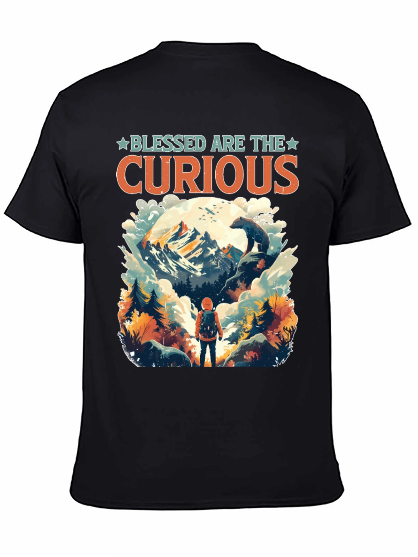 Blessed Are The Curious Adventure Tee
