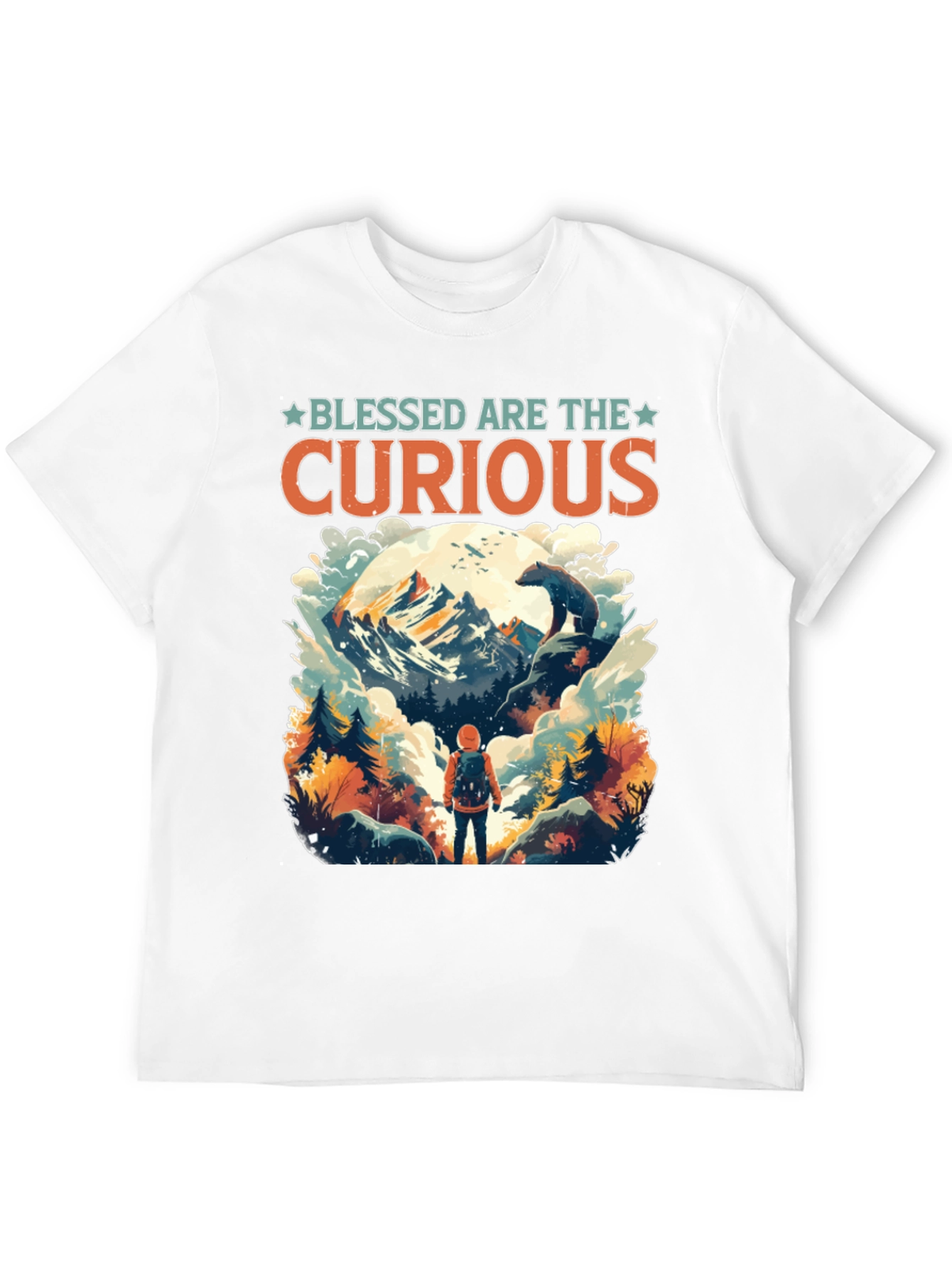 Blessed Are The Curious Adventure Tee