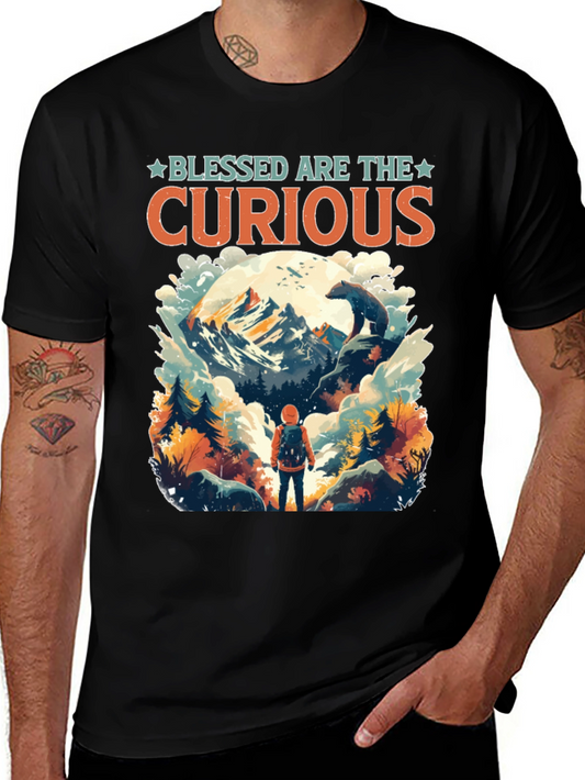 Blessed Are The Curious Adventure Tee