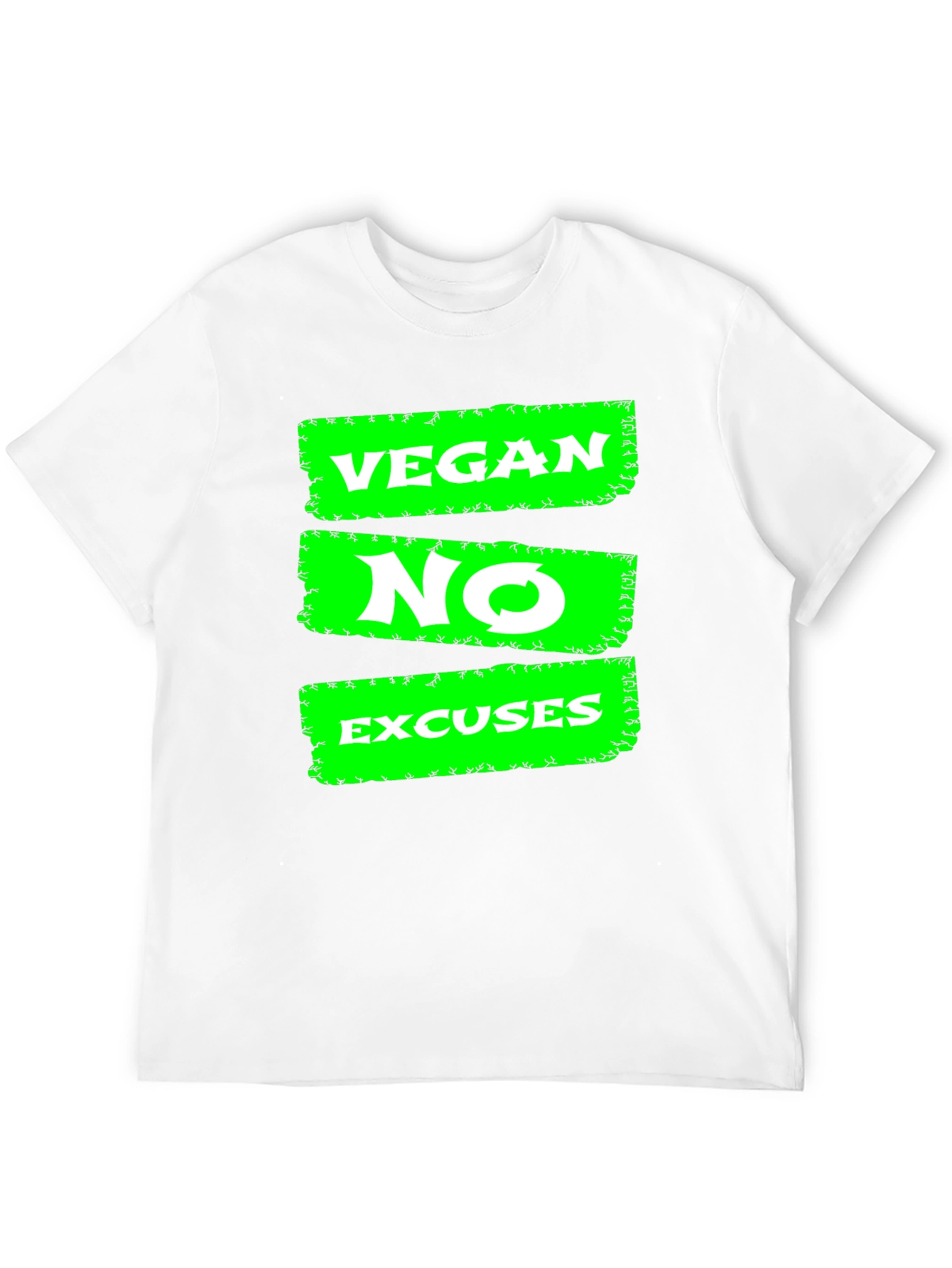 Vegan No Excuses Graphic Tee - Black