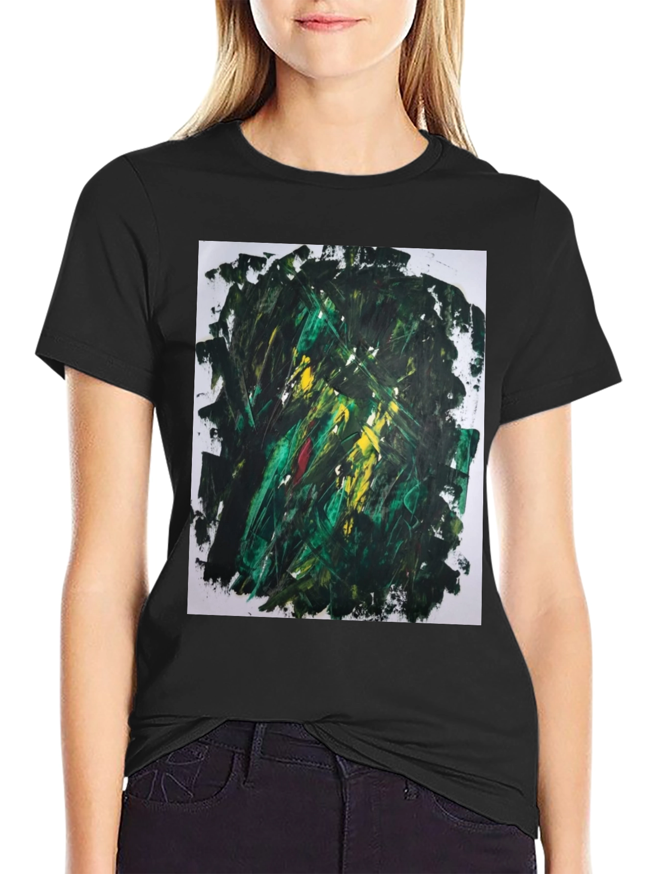 Abstract Art Tee - Modern Painterly Design